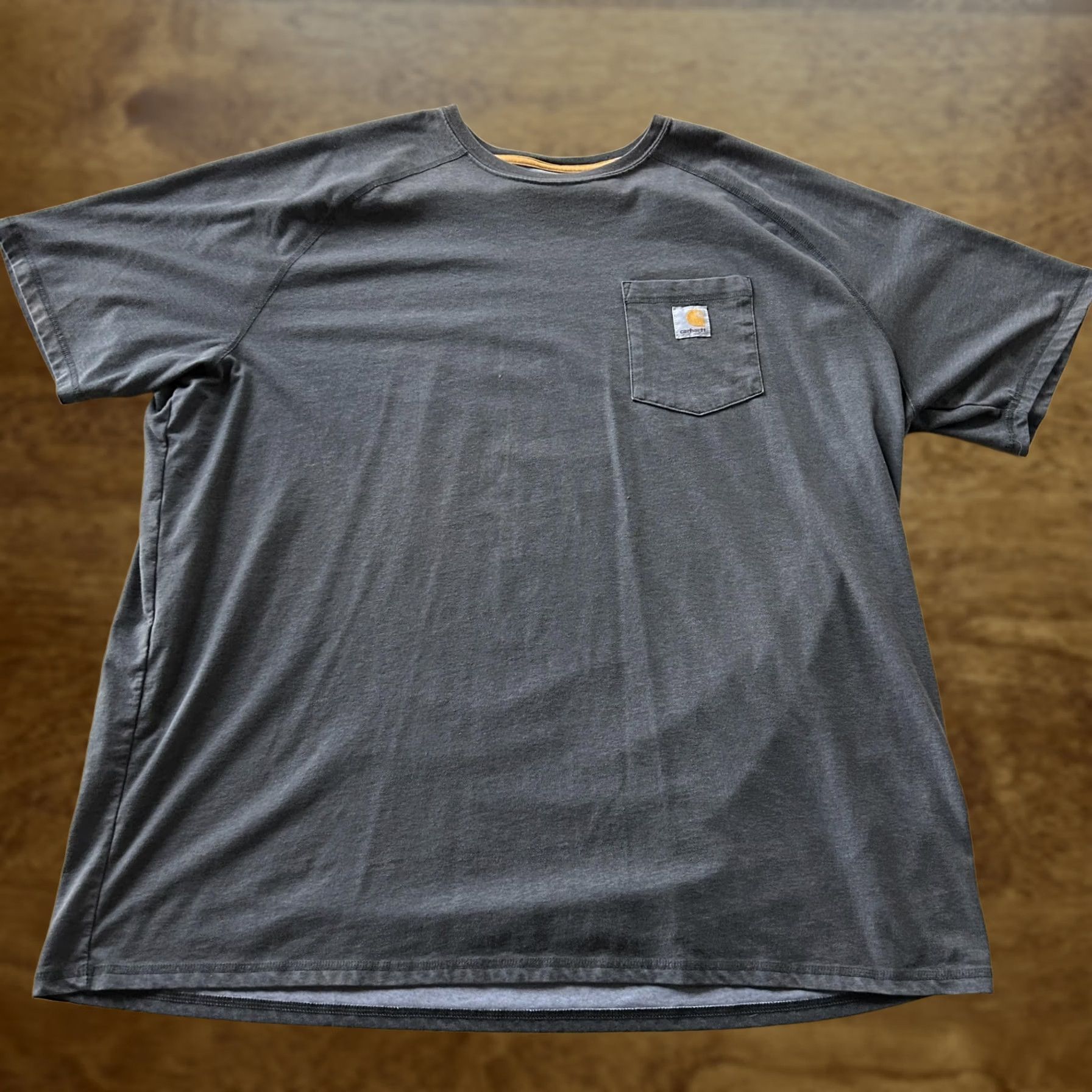 Carhartt Carhartt Shirt Mens 3XL Gray Relaxed Fit Pocket Tee T-Shirt Tagless Crew Neck Short Sleeve Workwear Shirt Mens 3XL Gray Pocket Logo Size US XXL / EU 58 / 5 - 1 Thumbnail