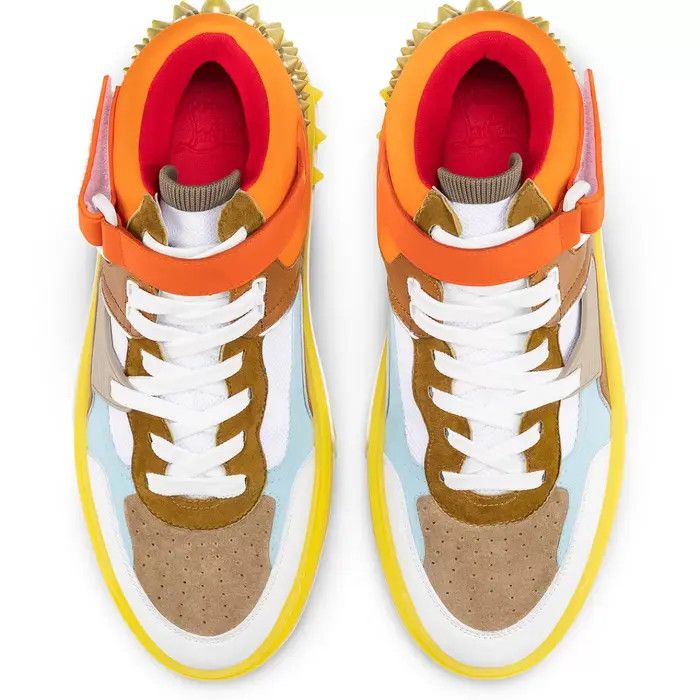 Christian Louboutin o1s1wg110325 Astroloubi Mid Flat Calf in Multicolor Size US 10.5 / EU 43-44 - 3 Thumbnail
