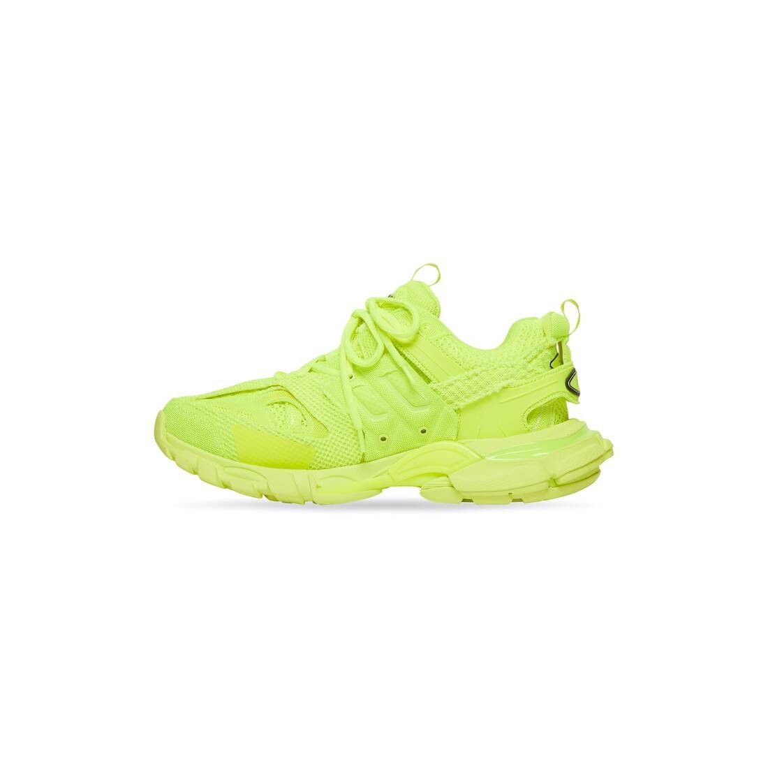 Balenciaga o1mt1gz0125 Track Sneakers In Full Mesh in Yellow Size US 10 / IT 40 - 4 Thumbnail