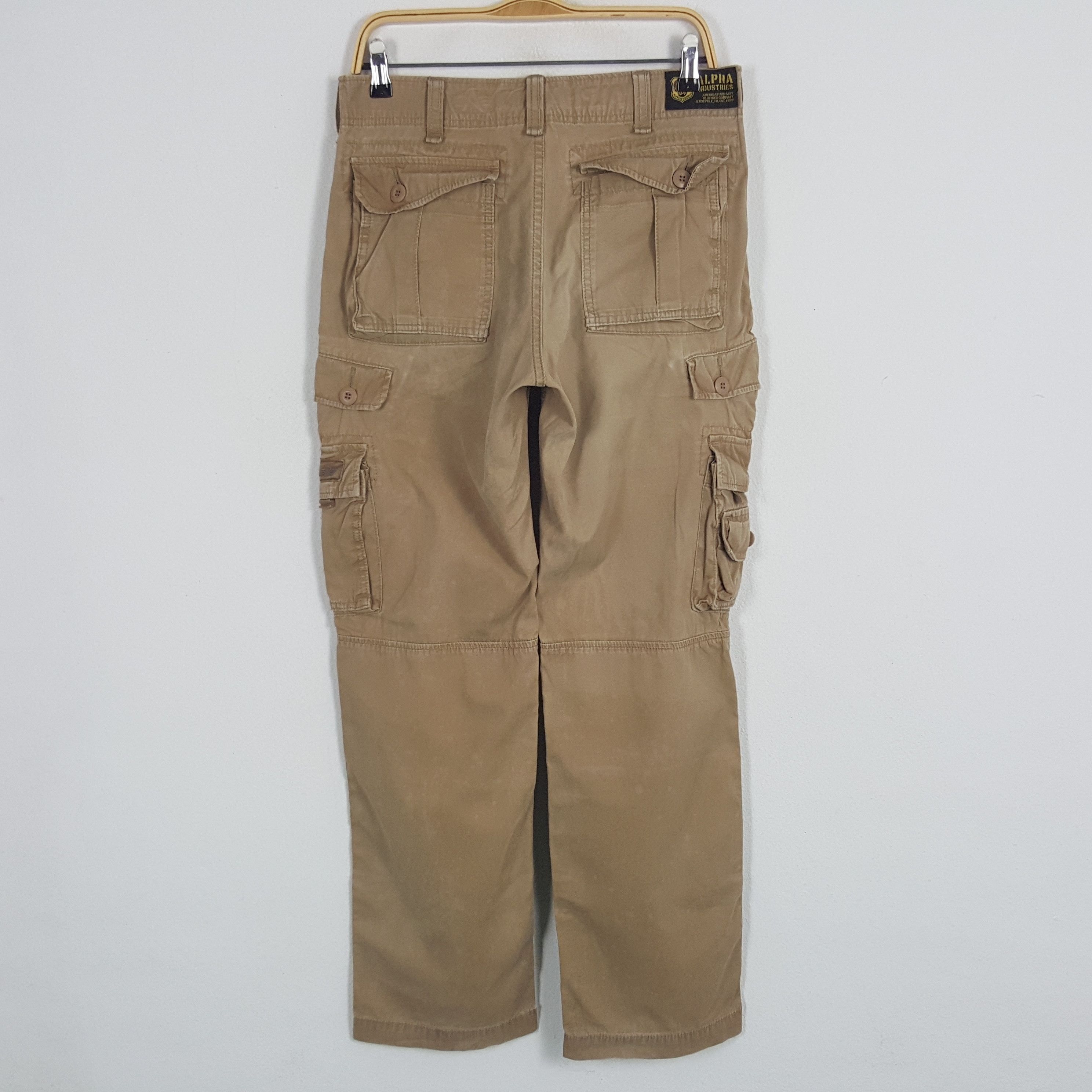 Alpha Industries × Vintage Vintage Alpha Industries Military Cargo Pants Size US 31 - 4 Thumbnail