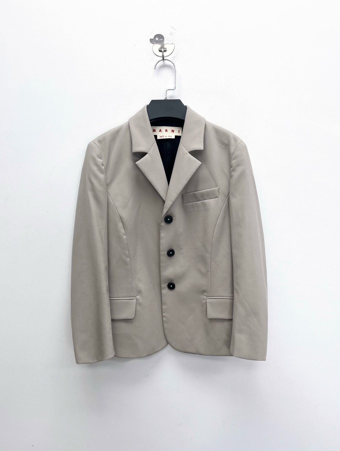 Marni Marni Lapel Single-Breasted Large Pocket Blazer Size US S / EU 44-46 / 1 - 1 Thumbnail