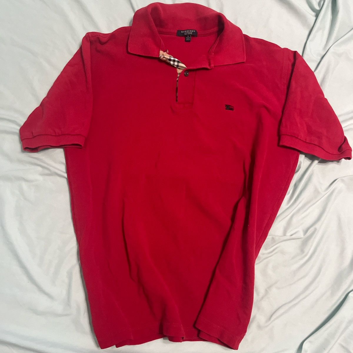 Burberry Red Burberry London polo shirt Size US S / EU 44-46 / 1 - 3 Thumbnail