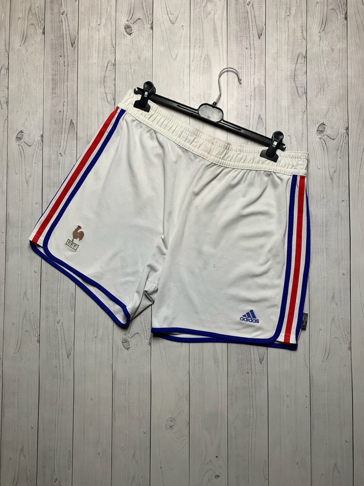Adidas × Vintage Vintage adidas France soccer shorts size M Size US 32 / EU 48 - 1 Thumbnail