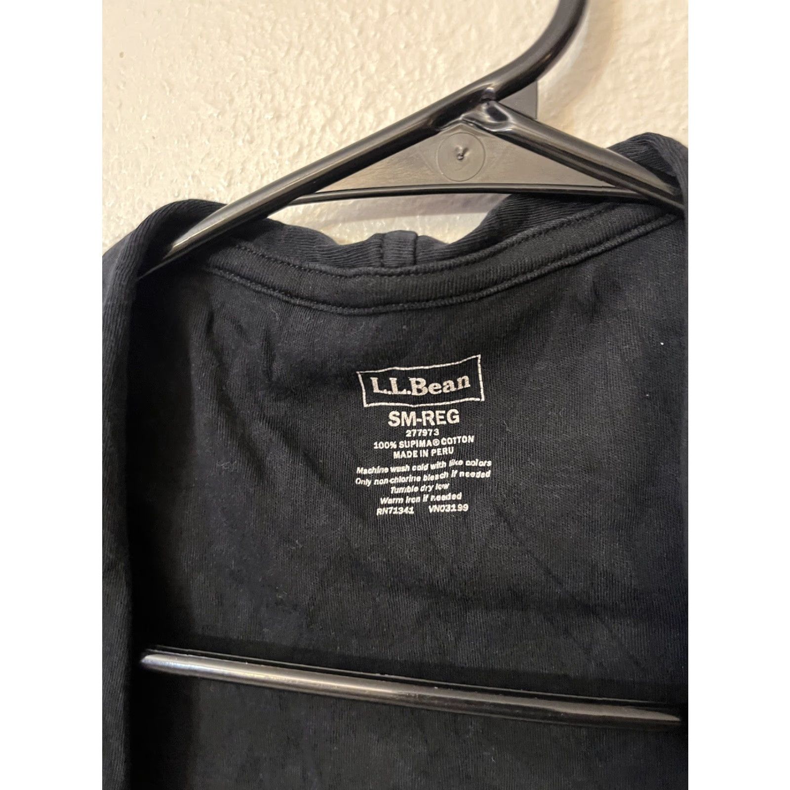 Vintage VINTAGE L.L. Bean Womens Cardigan Small Supima Cotton Open Front Top Black Size S Size S / US 4 / IT 40 - 3 Thumbnail