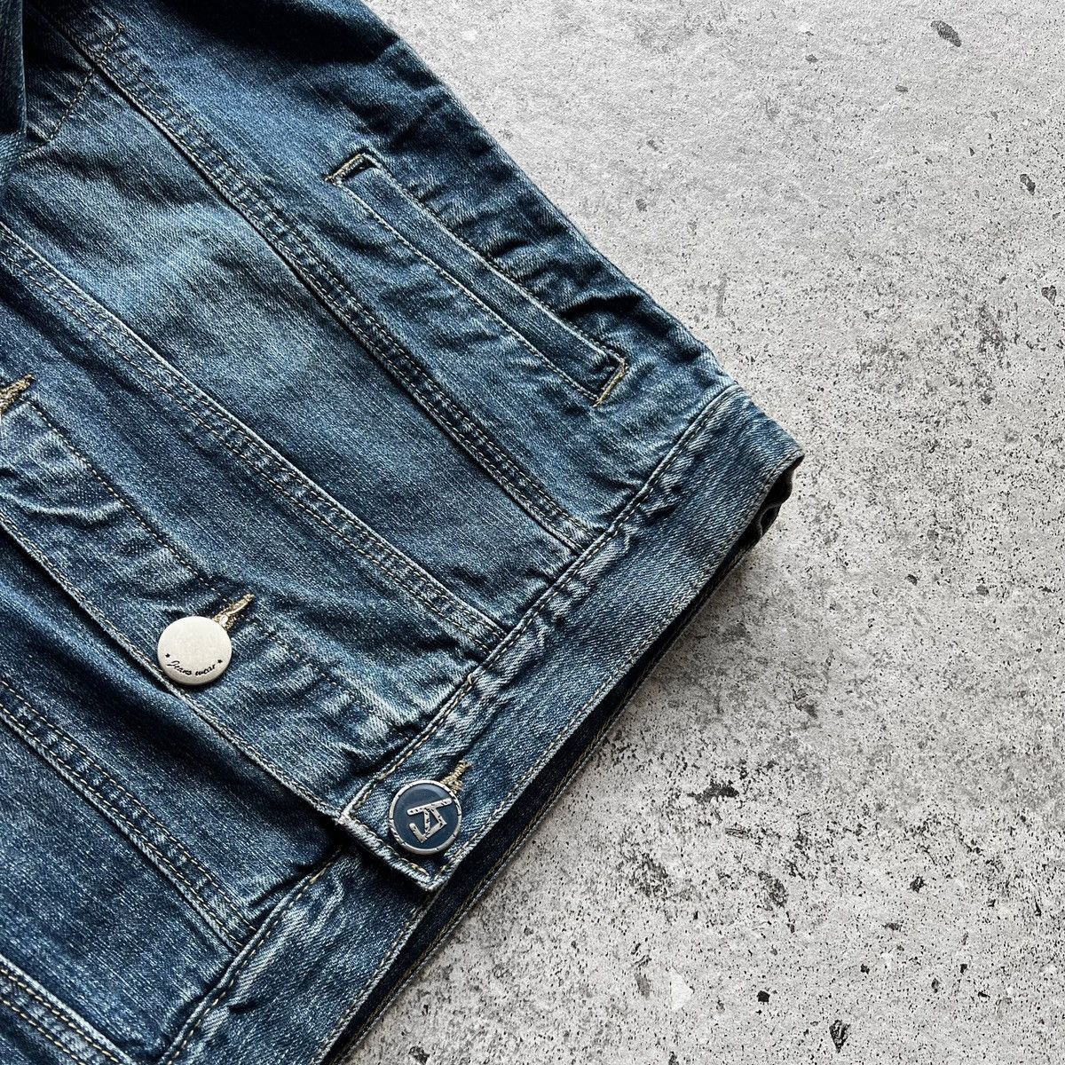 Diesel × Vintage Diesel Womens Vintage 90s Blue Denim Jean Jacket Long Sleeve Size S / US 4 / IT 40 - 5 Thumbnail