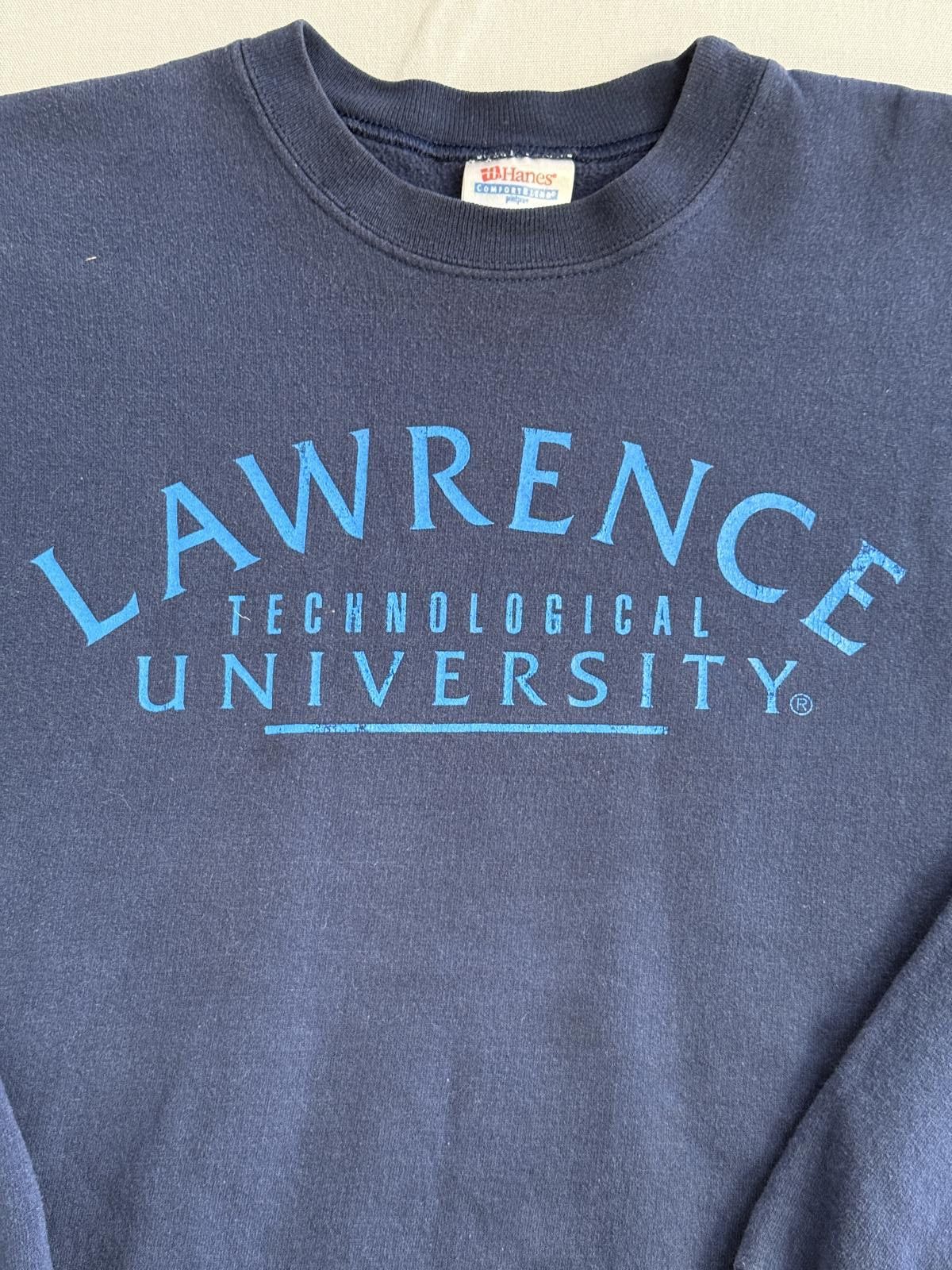 Hanes Vintage Lawrence Technological University Crew LTU Michigan Size US L / EU 52-54 / 3 - 3 Thumbnail