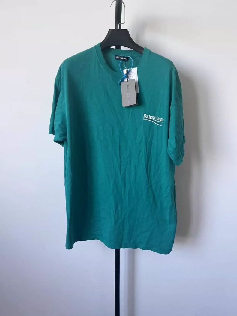 Balenciaga Balenciaga Letter Printed Round Neck Straight Cut Short Sl Size US S / EU 44-46 / 1 - 1 Thumbnail