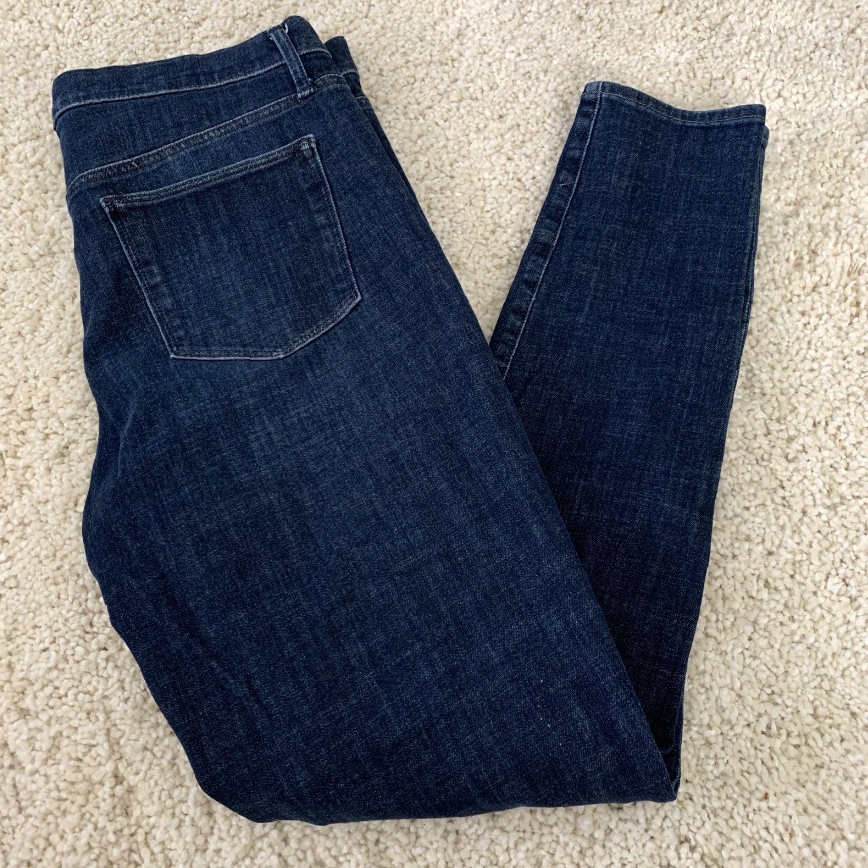 Gap GAP DENIM Jeans Womens 33T Tall TRUE SKINNY Stretch Dark Indigo Size 24" / US 00 / IT 34 - 5 Thumbnail
