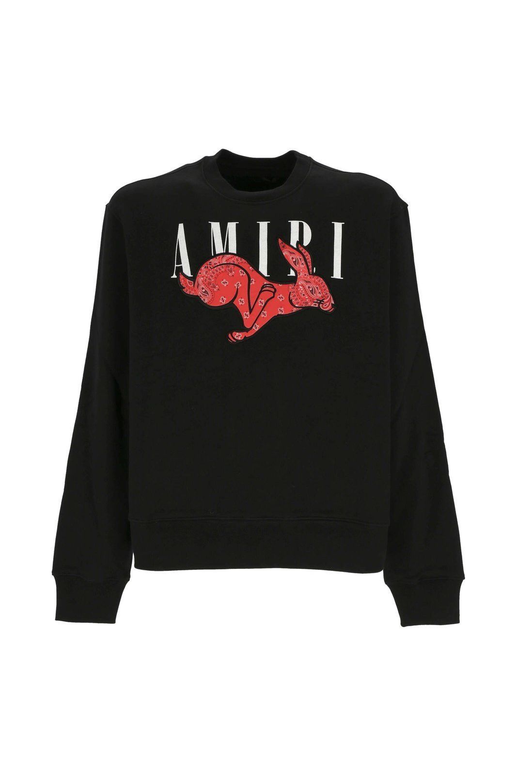 Amiri o1mle0924 Cny Rabbit Logo Crewneck in Black Size US XXL / EU 58 / 5 - 1 Thumbnail