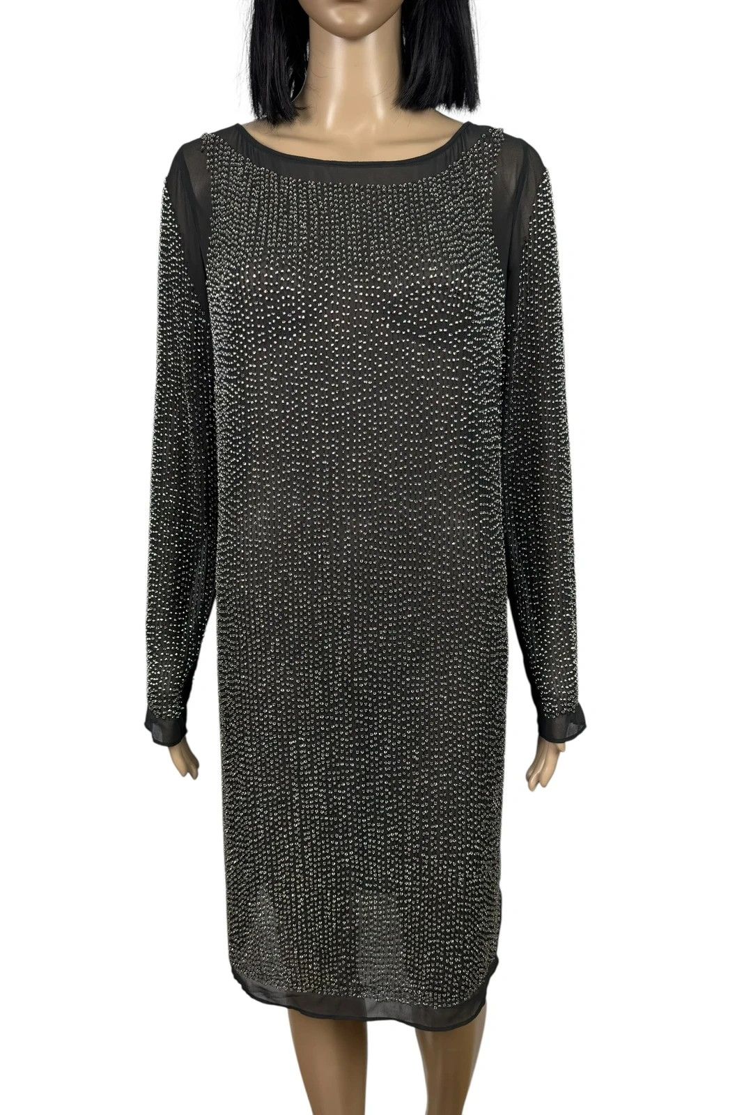 Other Needle & Thread Embellished By Hand Dress Open Back UK12 Size M / US 6-8 / IT 42-44 - 3 Thumbnail