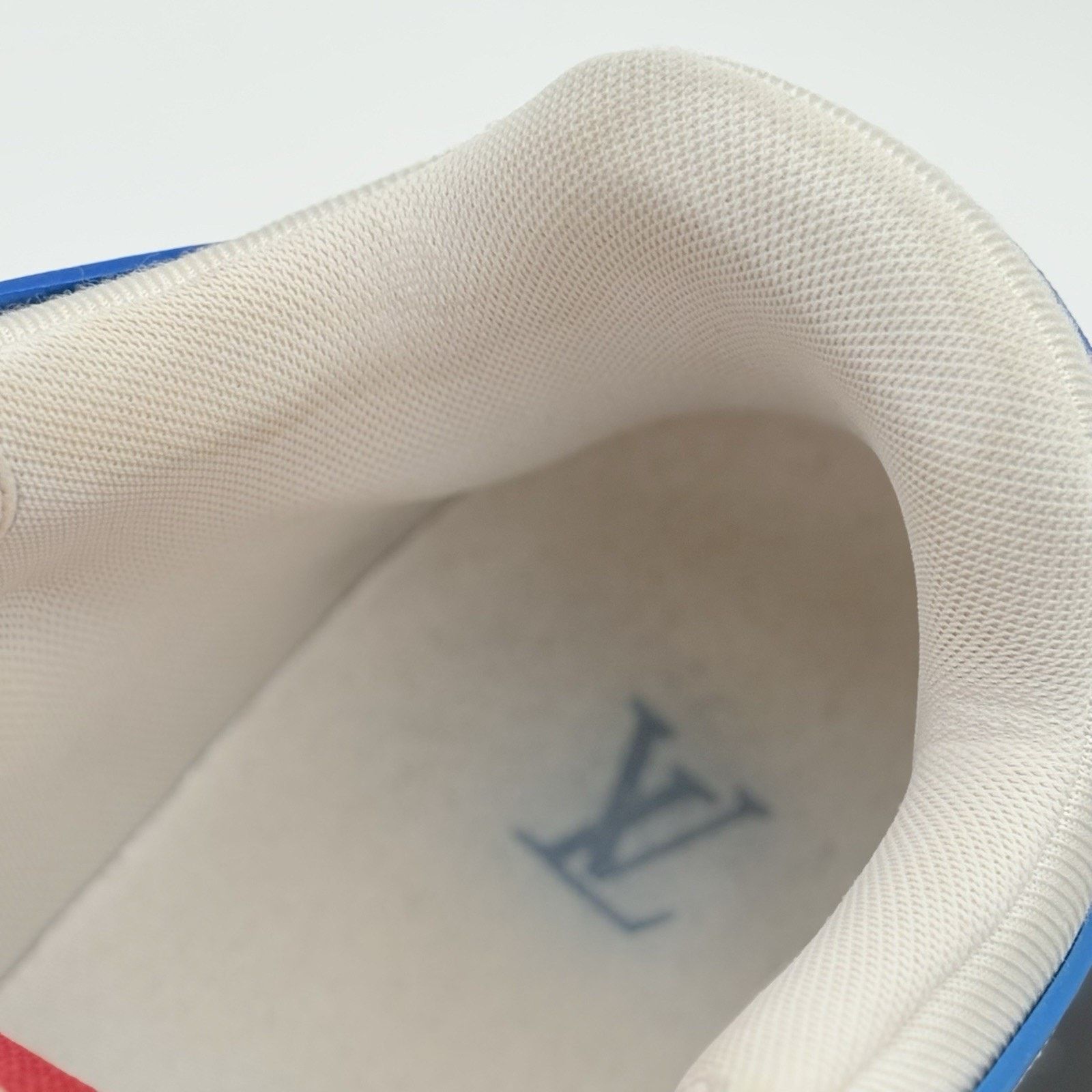 Louis Vuitton Louis Vuitton Mid Trainer ' White Red Blue ' | GOOD! Size US 11.5 / EU 44-45 - 12 Thumbnail