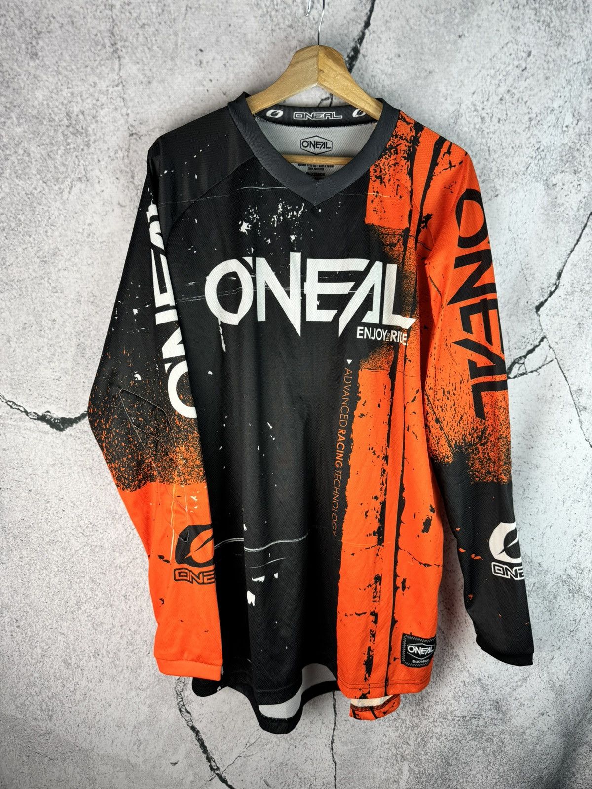 Japanese Brand Crazy vintage Y2K O’Neal motocross racing rave jersey Size US L / EU 52-54 / 3 - 1 Thumbnail