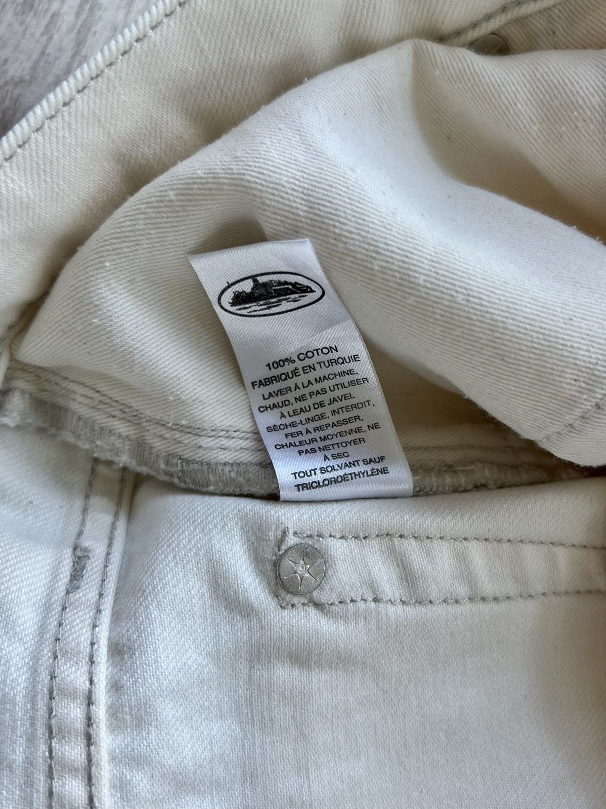 Corteiz Corteiz C-Star Denim Jeans “White” XL Size US 36 / EU 52 - 12 Thumbnail