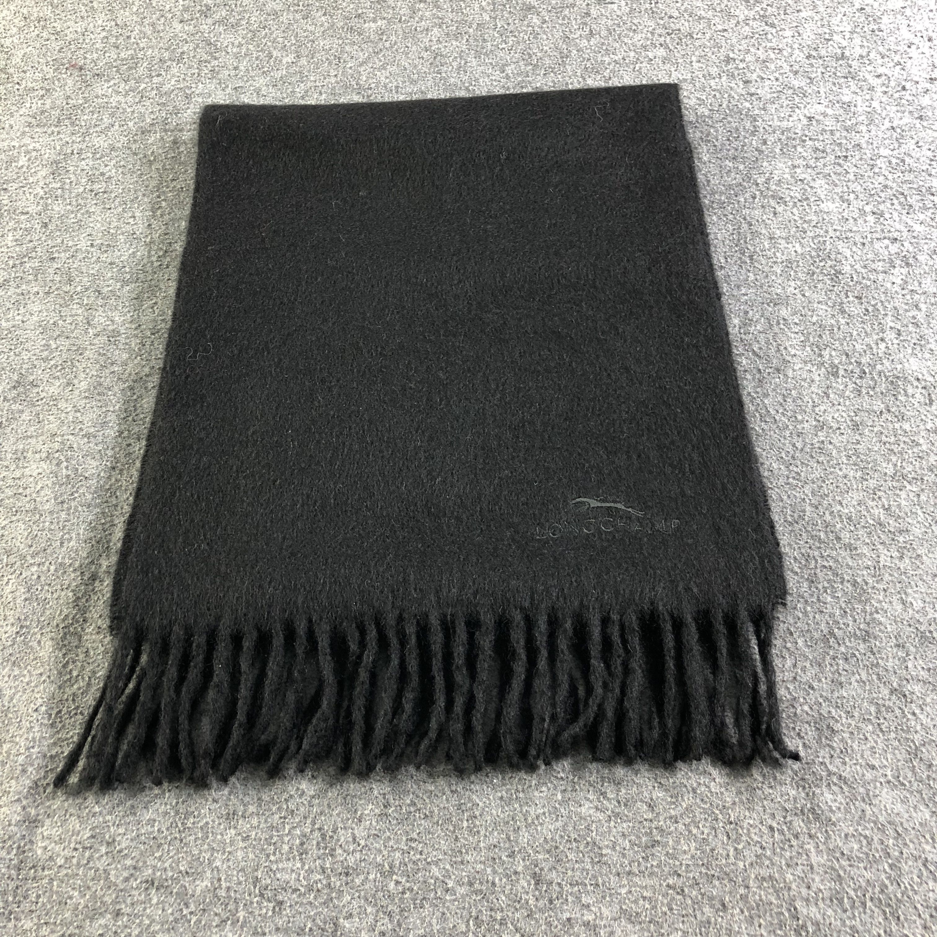 Longchamp Longchamp Cashmere Scarf Muffler Neckwear V2149 Size ONE SIZE - 2 Thumbnail