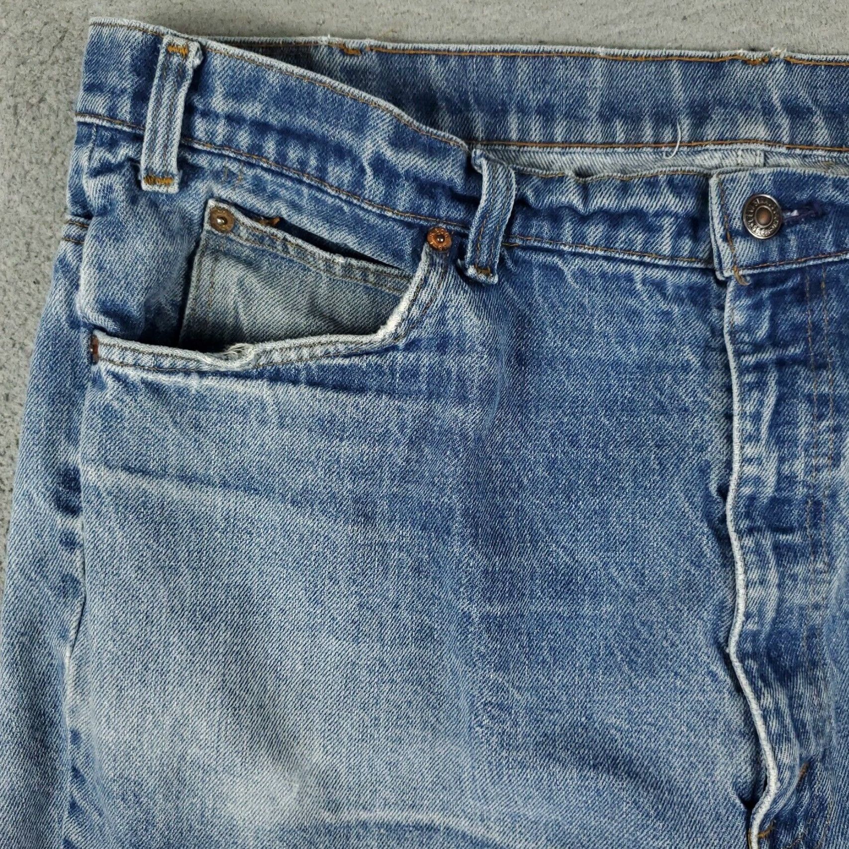 Levi's Levis 569 Shorts Mens Size 42 Blue Denim Chino Waist 42 Regular Fit Cotton Blend Size US 40 / EU 56 - 2 Thumbnail