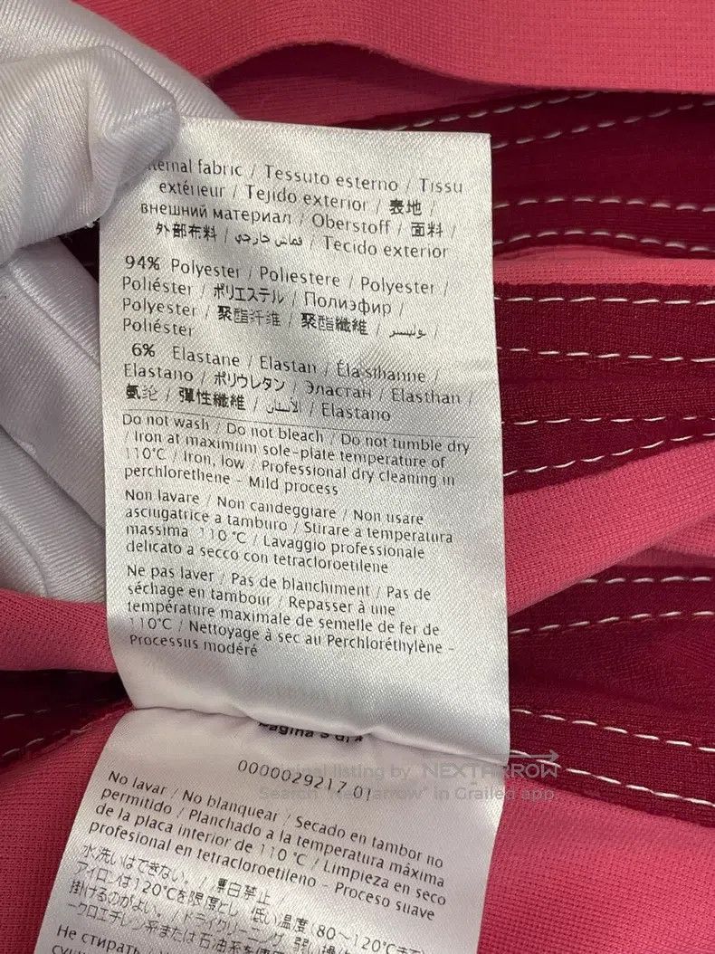 Valentino Valentino Rose red polyester stand-up collar jacket Size S / US 4 / IT 40 - 3 Thumbnail