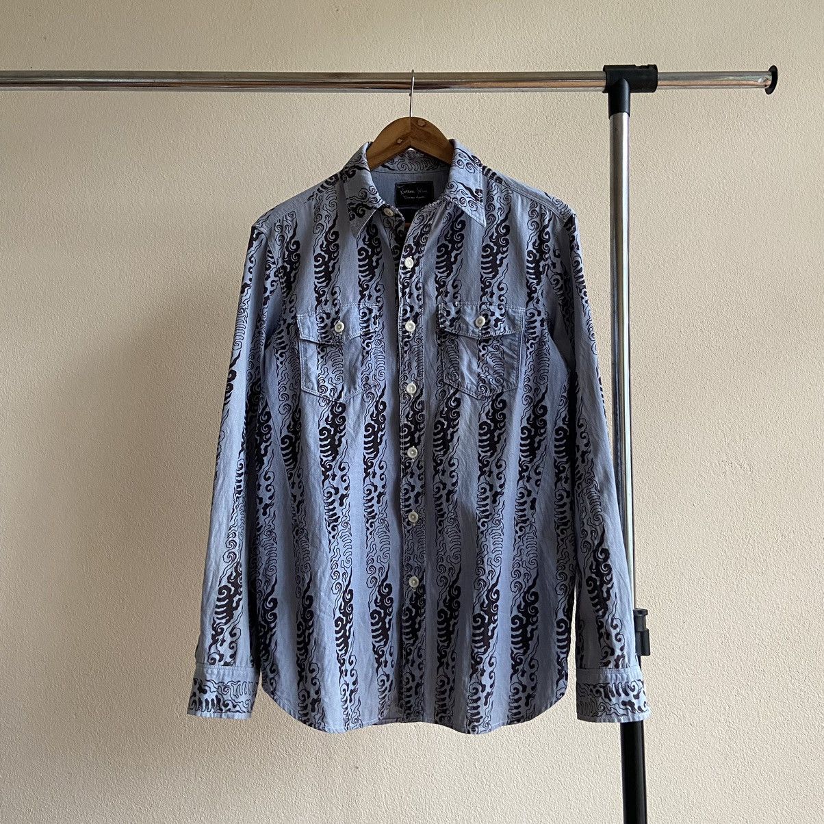 Number Nine Takahiromiyashita The Soloist Skull Button Shirt