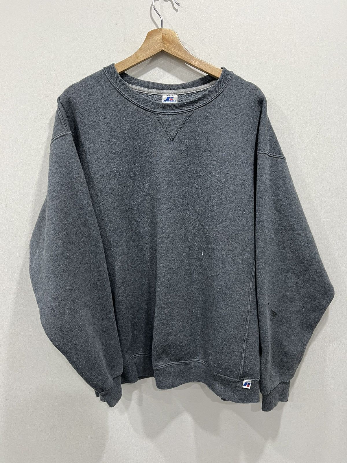 Russell Athletic Vintage Russell Athletic Sweater sweatshirt blank Size US XL / EU 56 / 4 - 1 Thumbnail