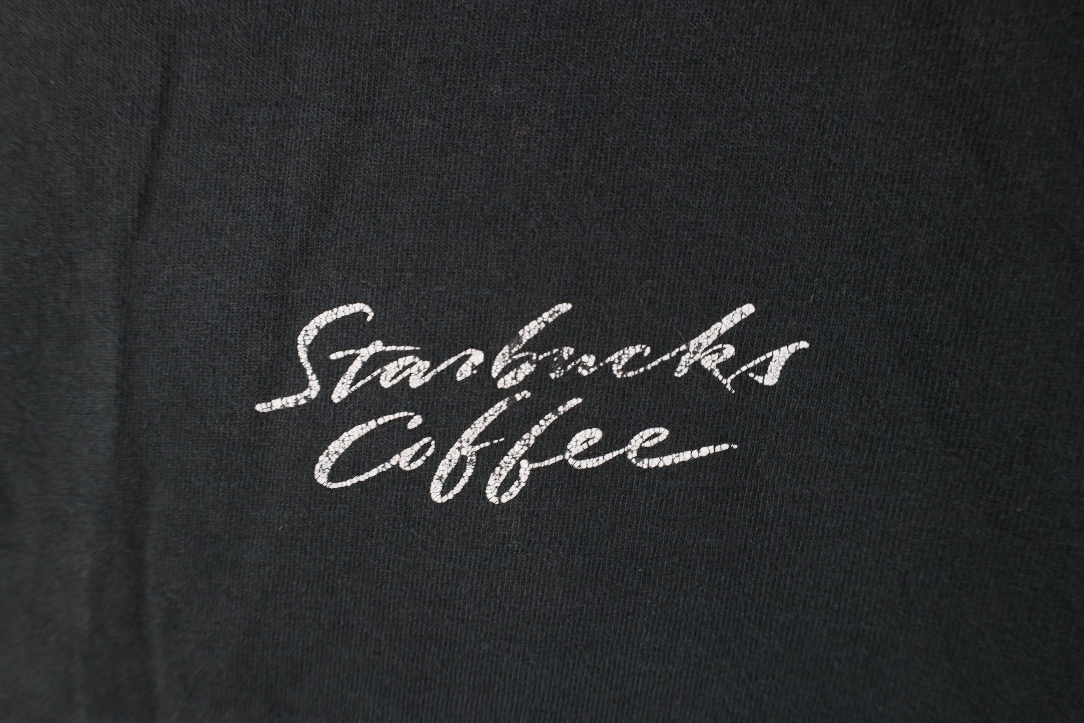 Vintage Vintage 90s Starbucks Coffee Spell Short Sleeve T-Shirt USA Size US XL / EU 56 / 4 - 4 Thumbnail