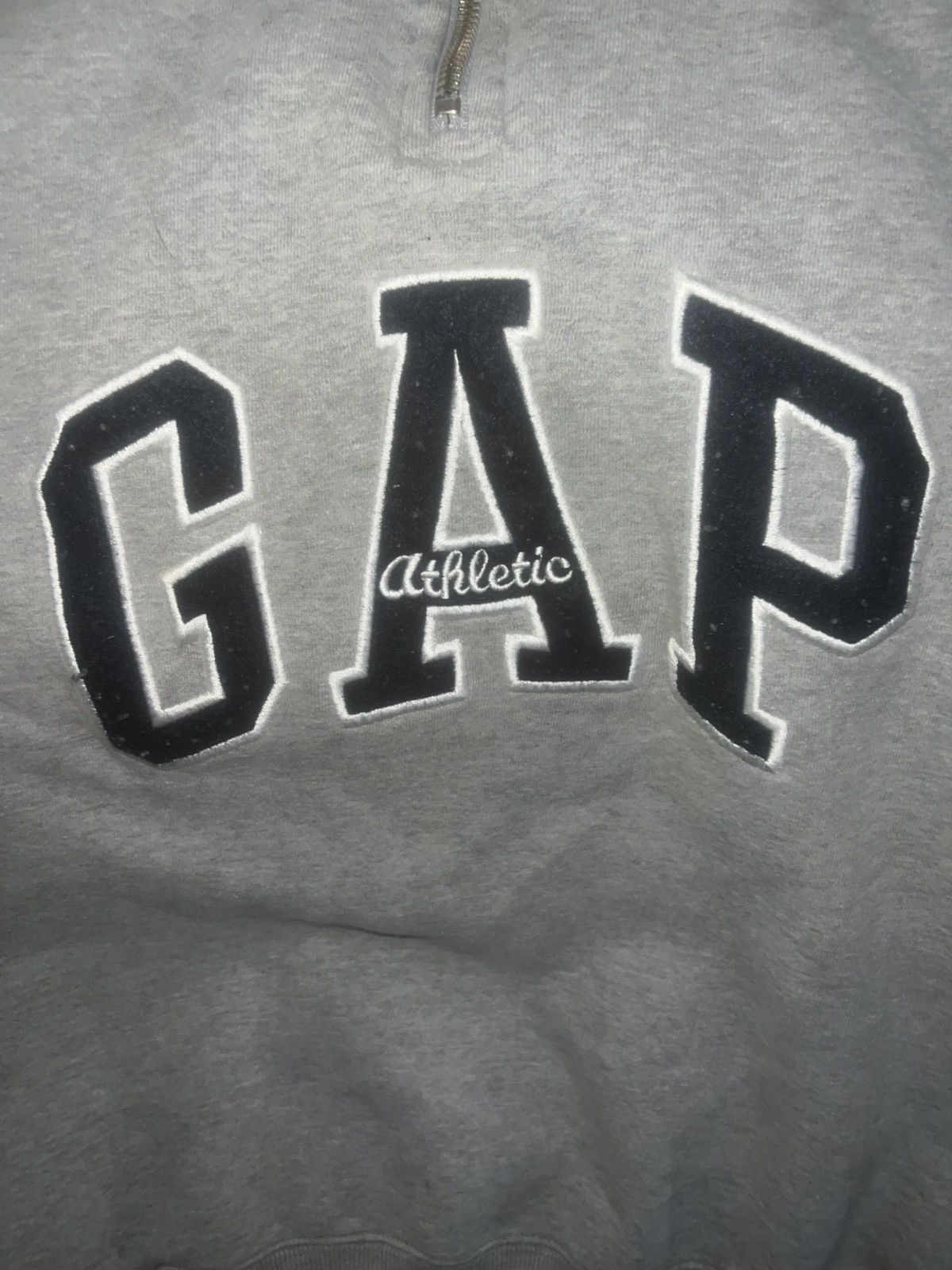 Gap Gap Athletic Logo Collar-Zip Turtleneck Sweater Size US L / EU 52-54 / 3 - 2 Thumbnail