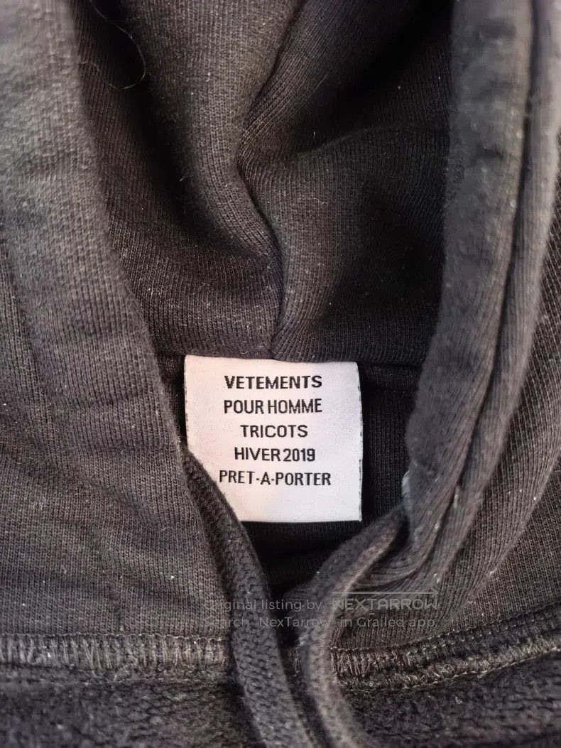 Vetements VETEMENTS Slogan Two-Way Wear Sweatshirt Size US XS / EU 42 / 0 - 3 Thumbnail