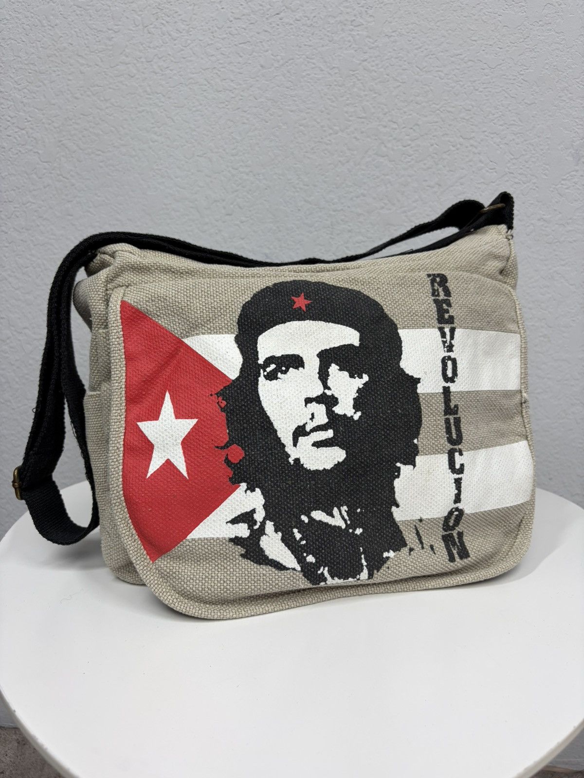 Diesel Vintage Che Guevara Revolution Messenger Shoulder Bag Army Size ONE SIZE - 4 Thumbnail