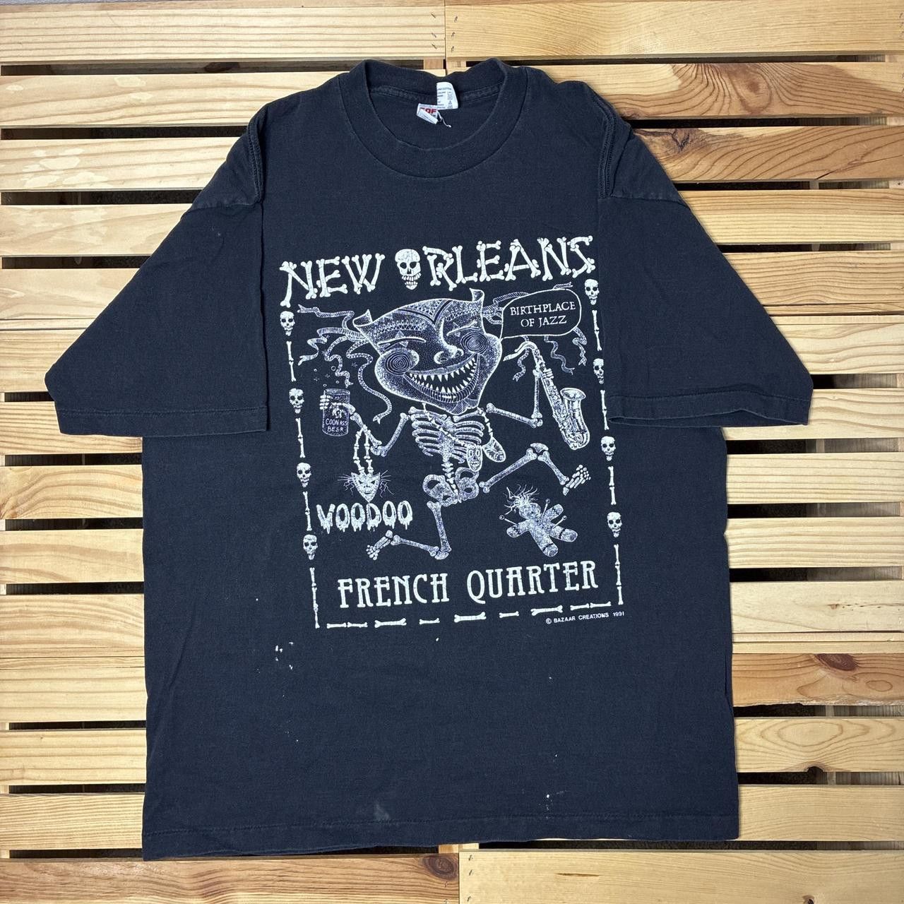 TEE JAYS Vintage New Orleans French Quarter Black Voodoo Tee Size XL Size US XL / EU 56 / 4 - 1 Thumbnail