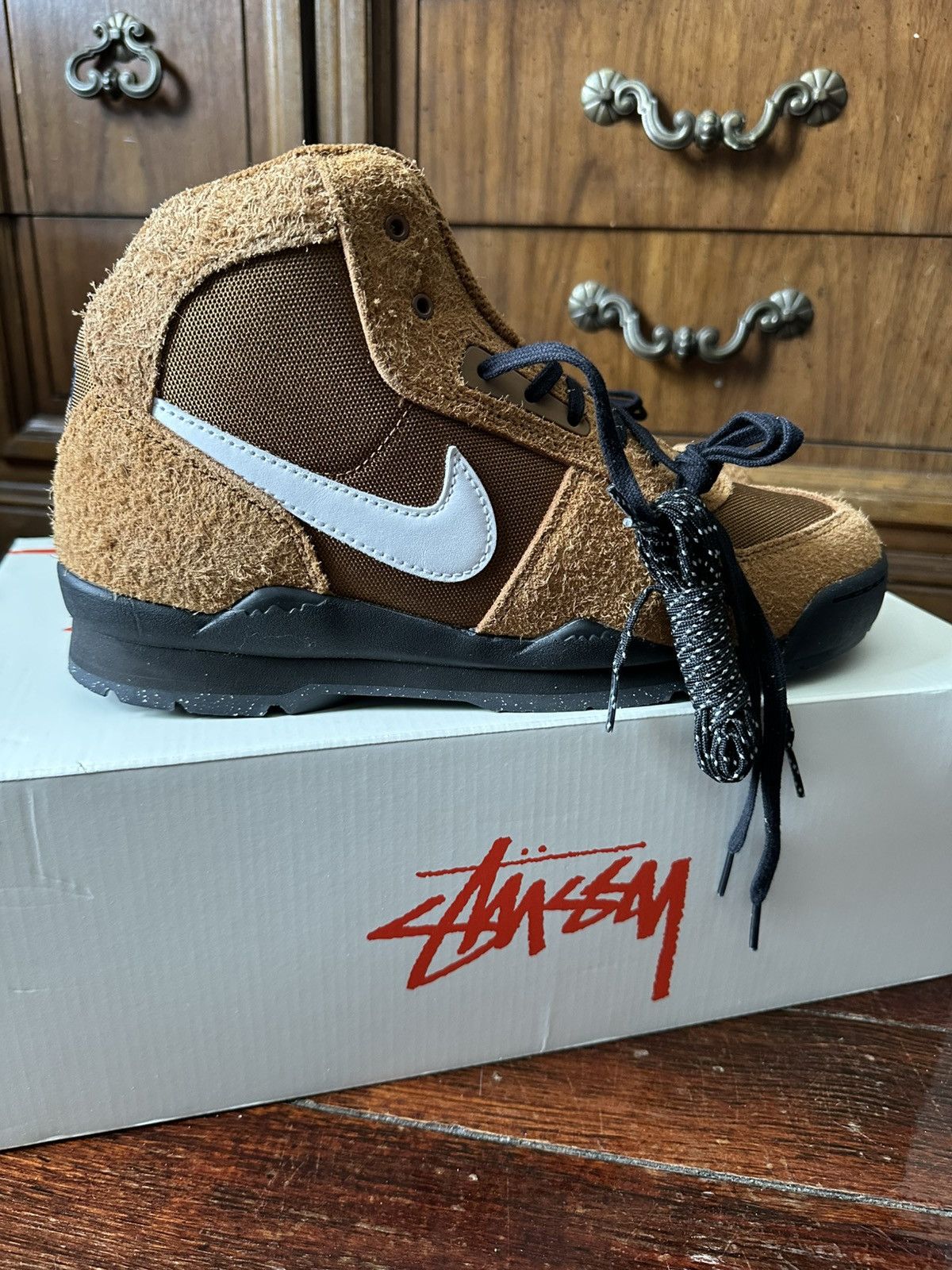 Nike × Stussy STUSSY X NIKE BALTORO SP TAN SIZE 12 Size US 12 / EU 45 - 6 Thumbnail