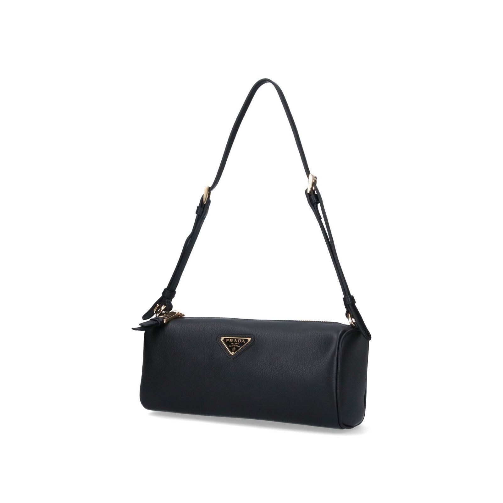 Prada PRADA $1890 Black Leather Pouch New And Authentic Size ONE SIZE - 2 Thumbnail