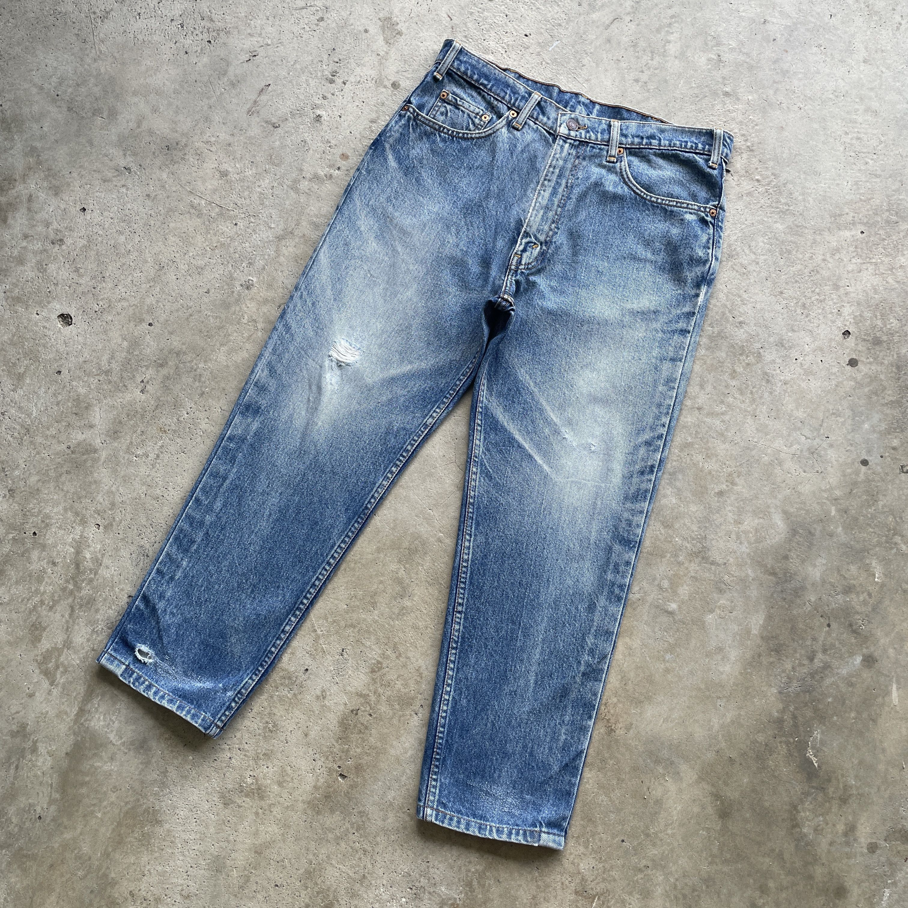 Levi's Vintage Clothing W33 VINTAGE LEVI’S 616 JEANS DISTRESSED FADED PANTS DENIM Size US 33 - 1 Thumbnail