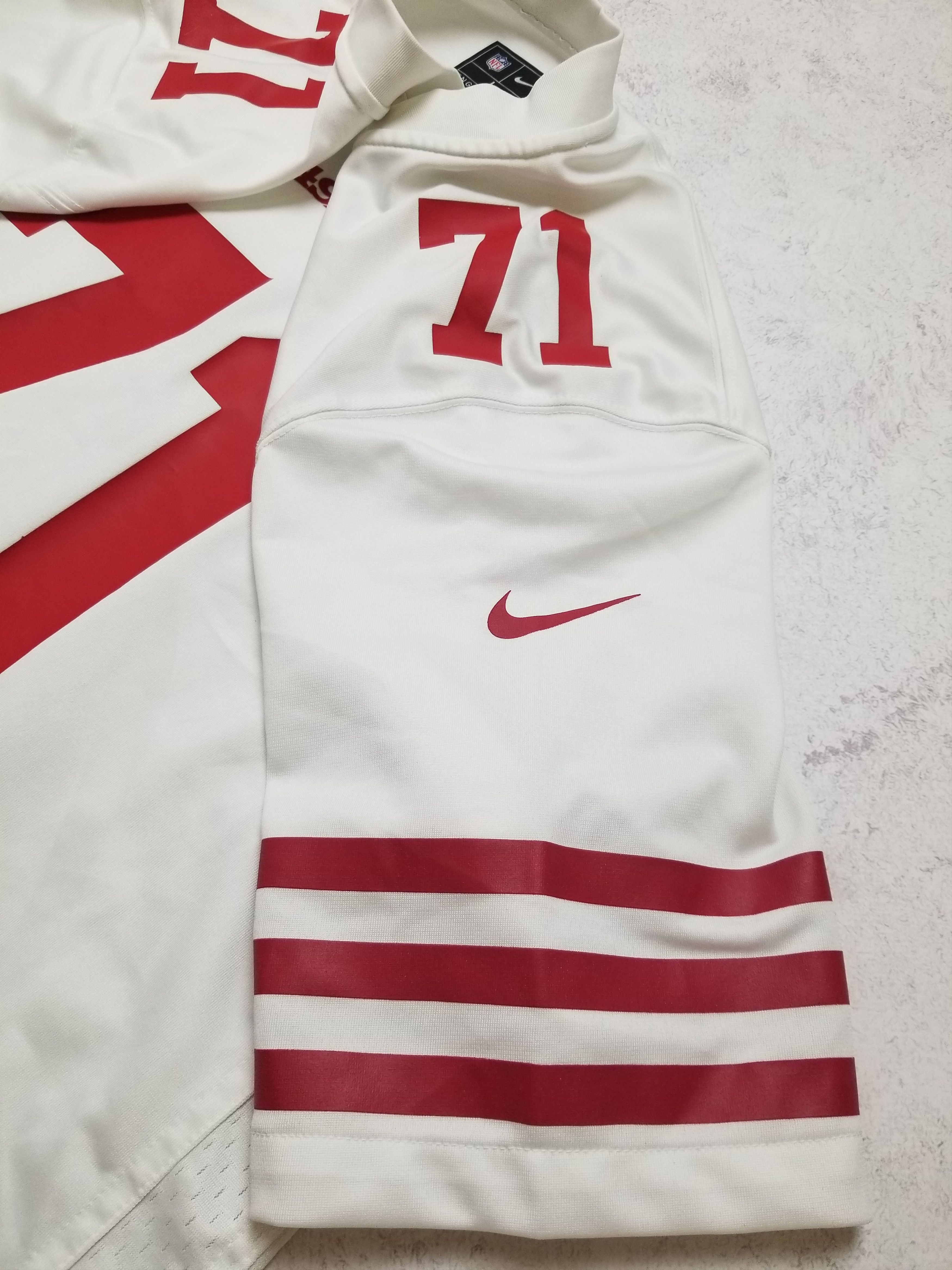 Nike San Francisco 49ers Williams #71 NFL Road Game Jersey Size US XL / EU 56 / 4 - 11 Thumbnail