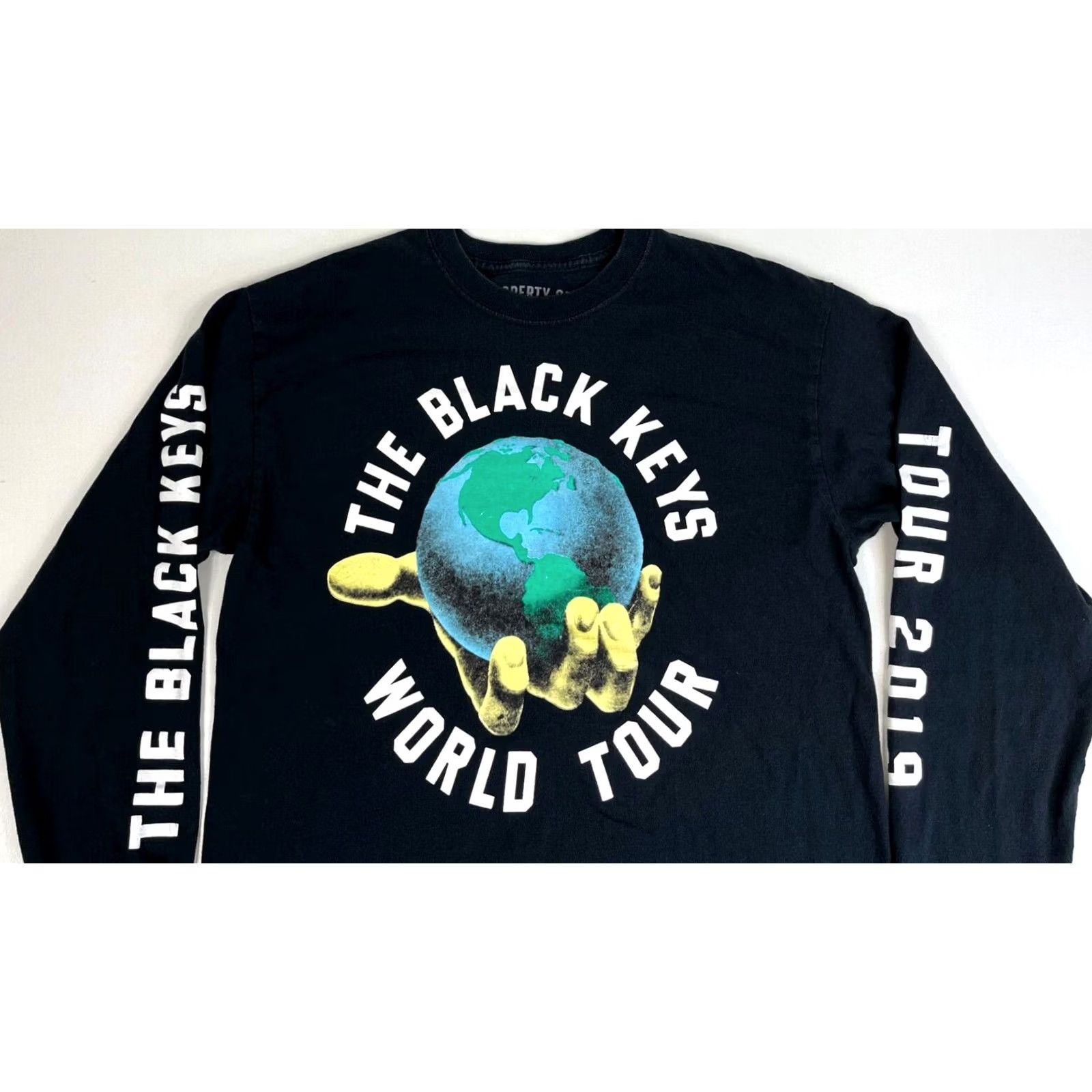 Vintage The Black Keys 2019 World Tour Long Sleeve T-Shirt Mens M Double-Sided Solid Black Cotton Shirt Size US M / EU 48-50 / 2 - 3 Thumbnail