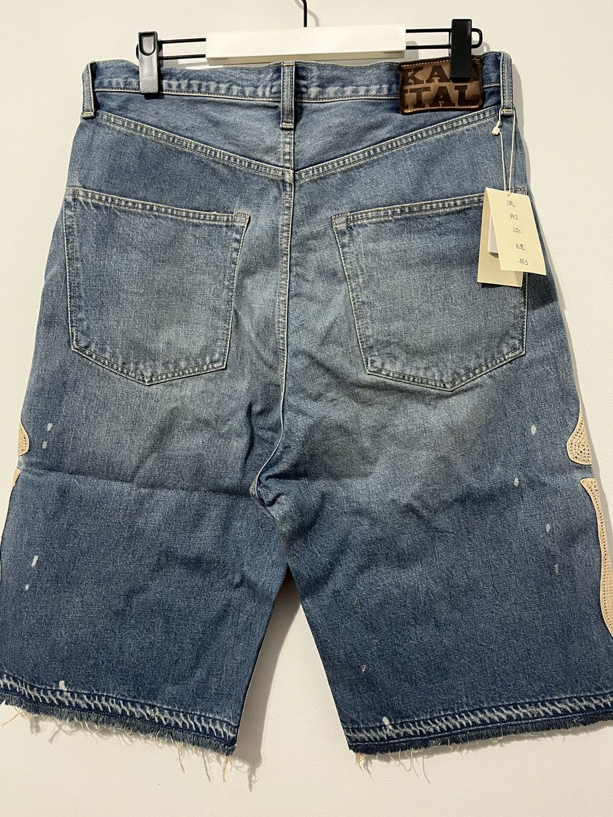 Kapital Kapital 14oz bone denim short blue Size US 32 / EU 48 - 3 Thumbnail