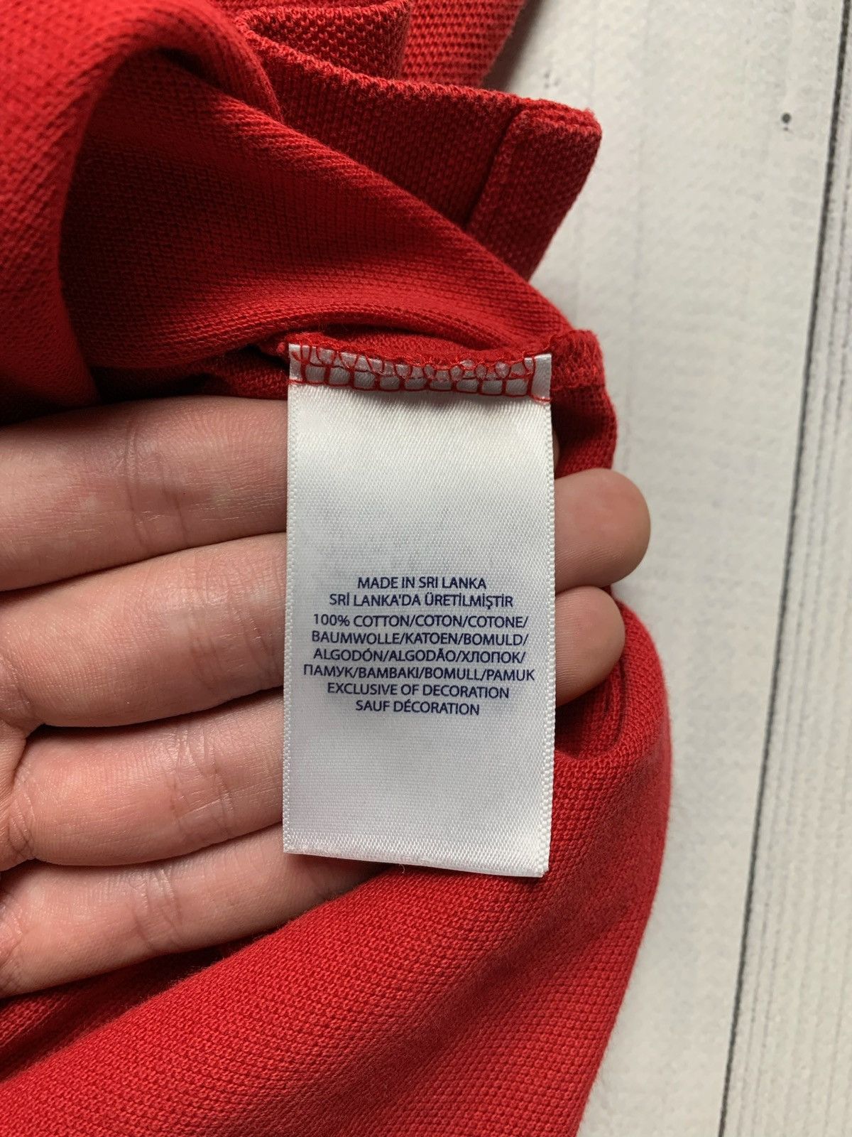 Polo Ralph Lauren × Vintage Vintage polo Ralph Lauren red logo rare size L/Xl Size US L / EU 52-54 / 3 - 6 Thumbnail