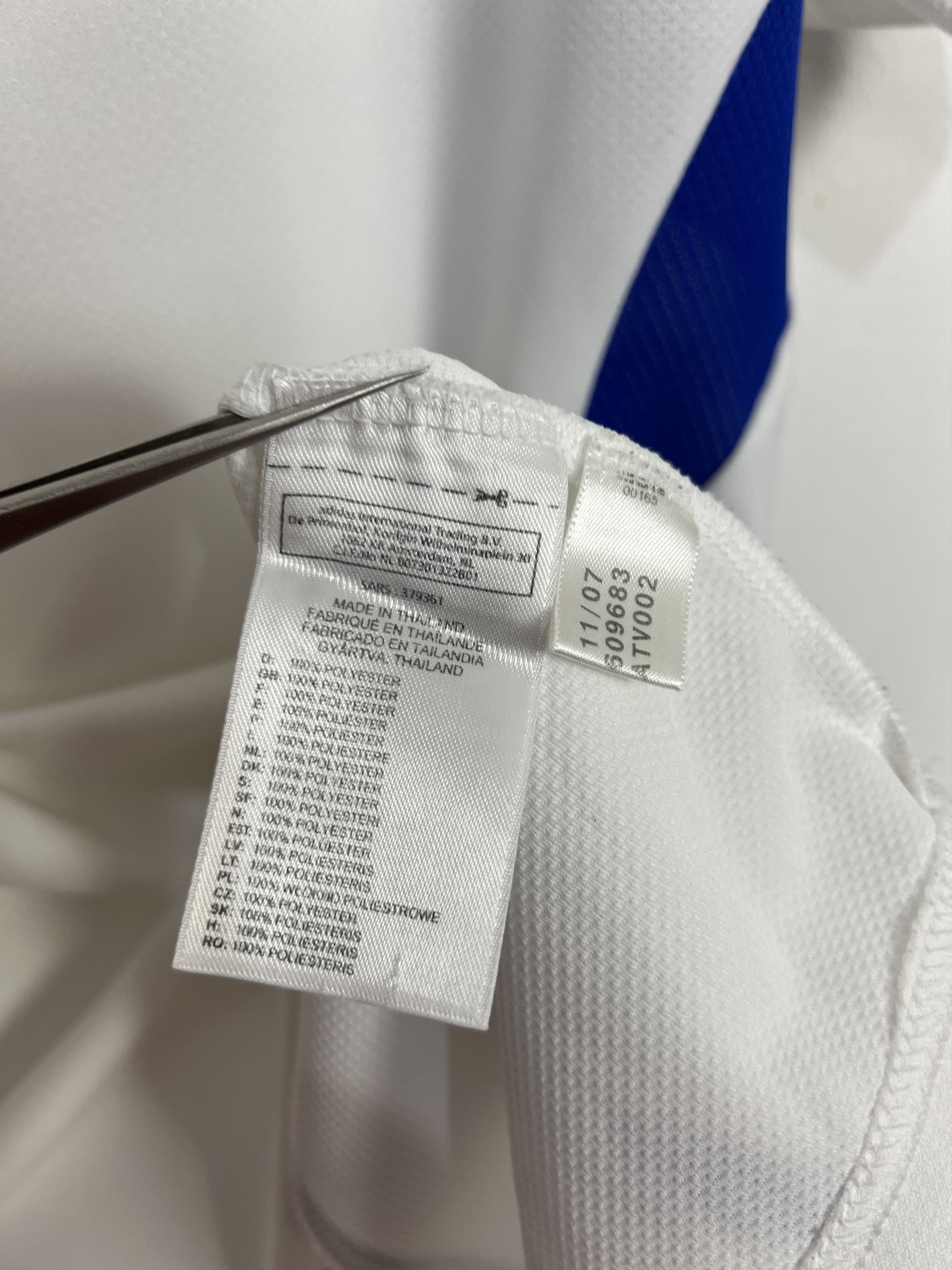 Adidas Finland Home football shirt 2008 Soccer Adidas Jersey Trikot Size US XL / EU 56 / 4 - 7 Thumbnail