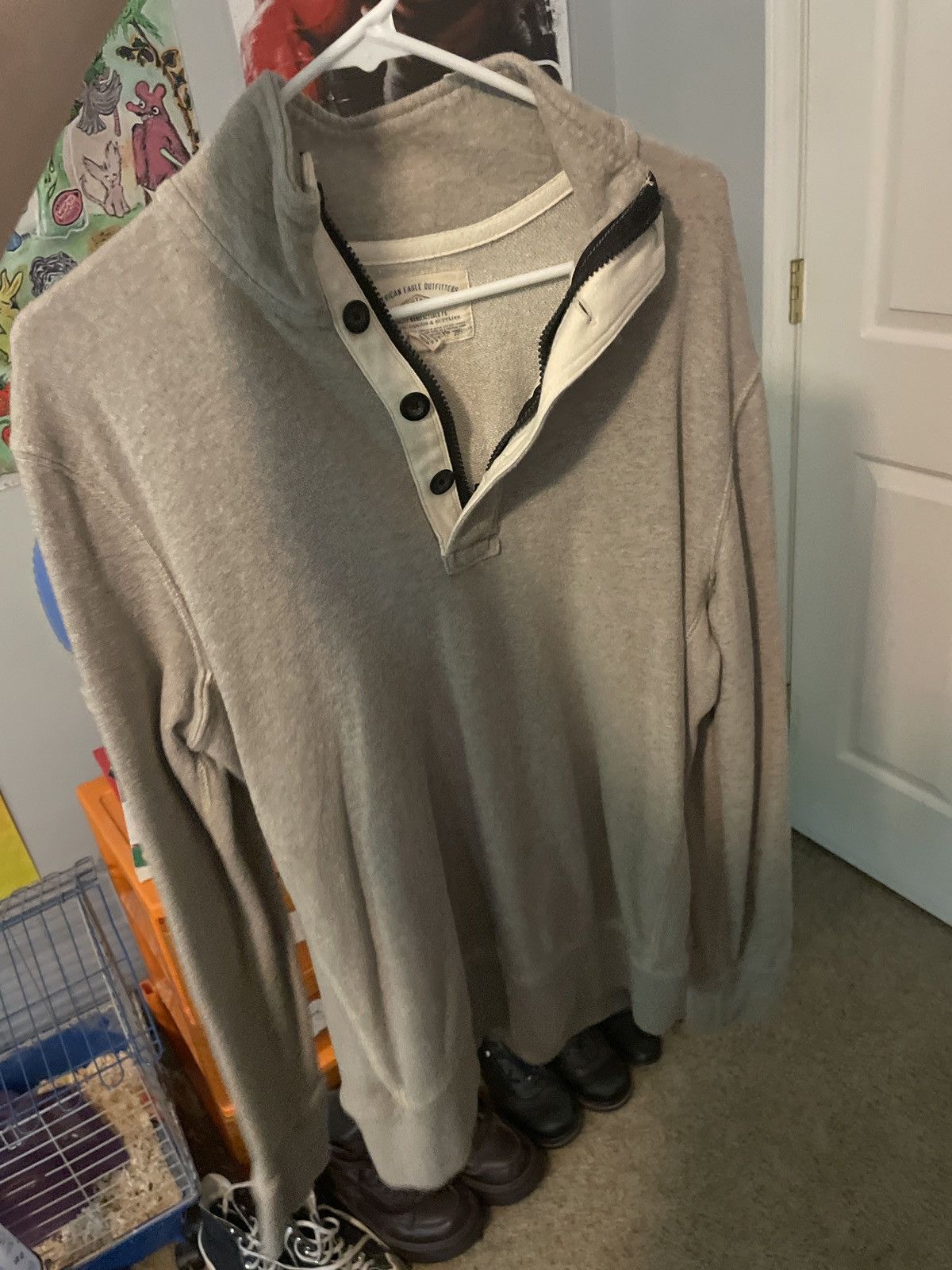 American Eagle Outfitters × Vintage Collard Sweatshirt Size US M / EU 48-50 / 2 - 1 Thumbnail