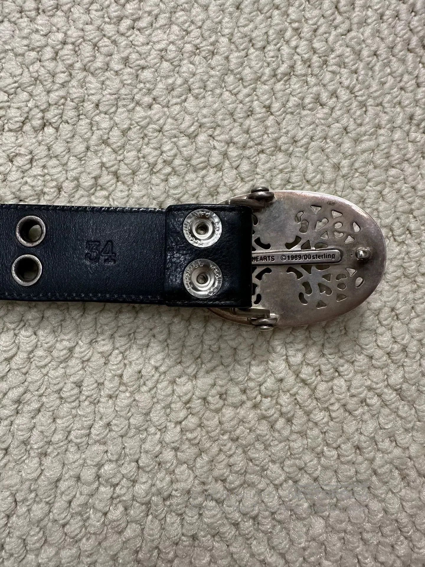 Chrome Hearts Chrom Hearts Vine Flower Eyelet Belt. Size ONE SIZE - 4 Thumbnail