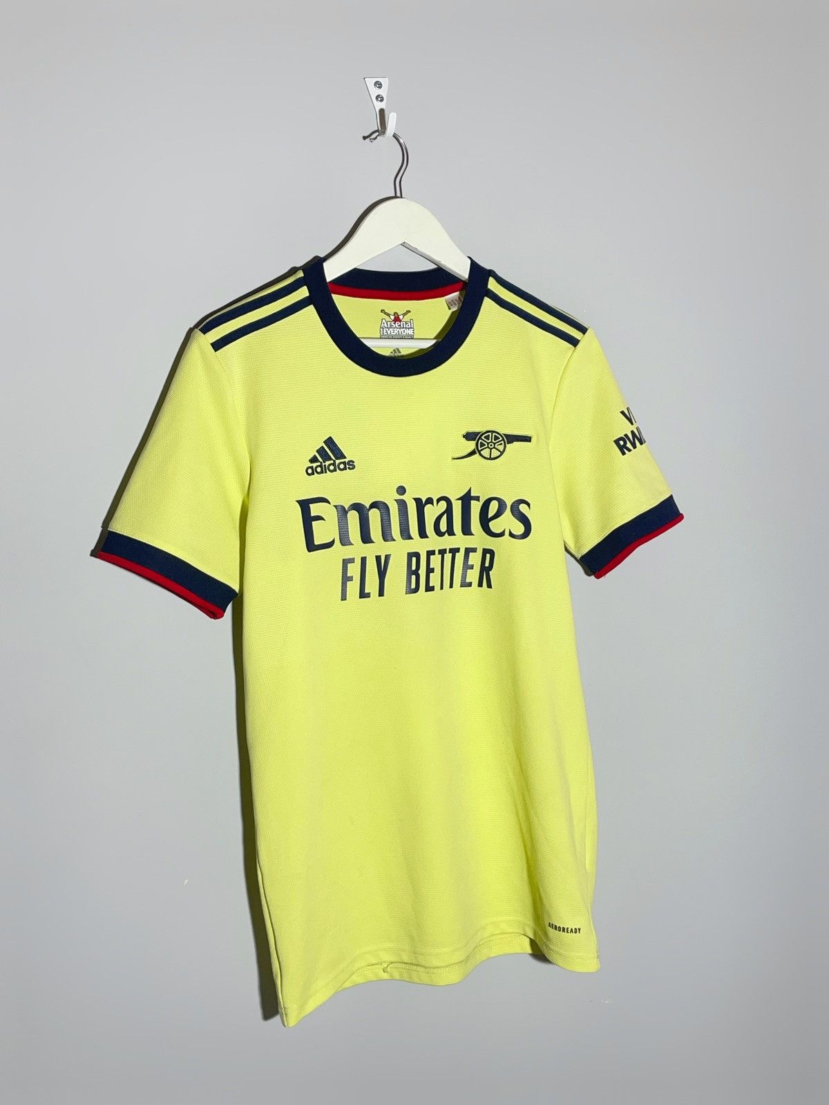 Adidas Arsenal London Adidas 2021/22 Away Football Shirt Size US S / EU 44-46 / 1 - 2 Thumbnail