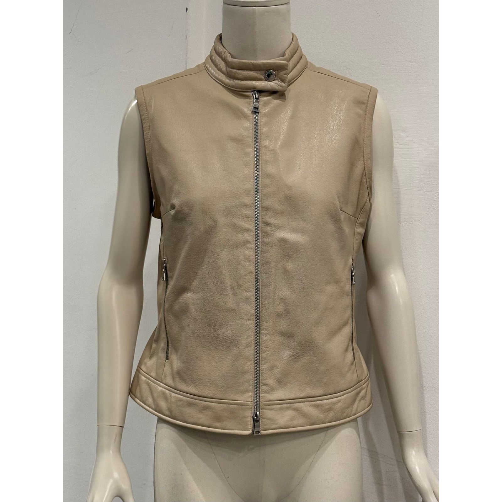 Prada A/W2000 Prada biker leather vest Size US S / EU 44-46 / 1 - 1 Thumbnail