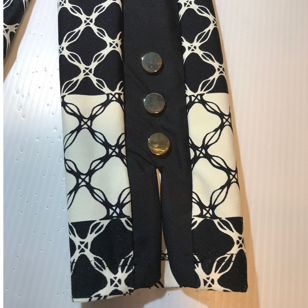 Other Charter Club Geometric Midi Shift Dress Black White M Size M / US 6-8 / IT 42-44 - 4 Thumbnail