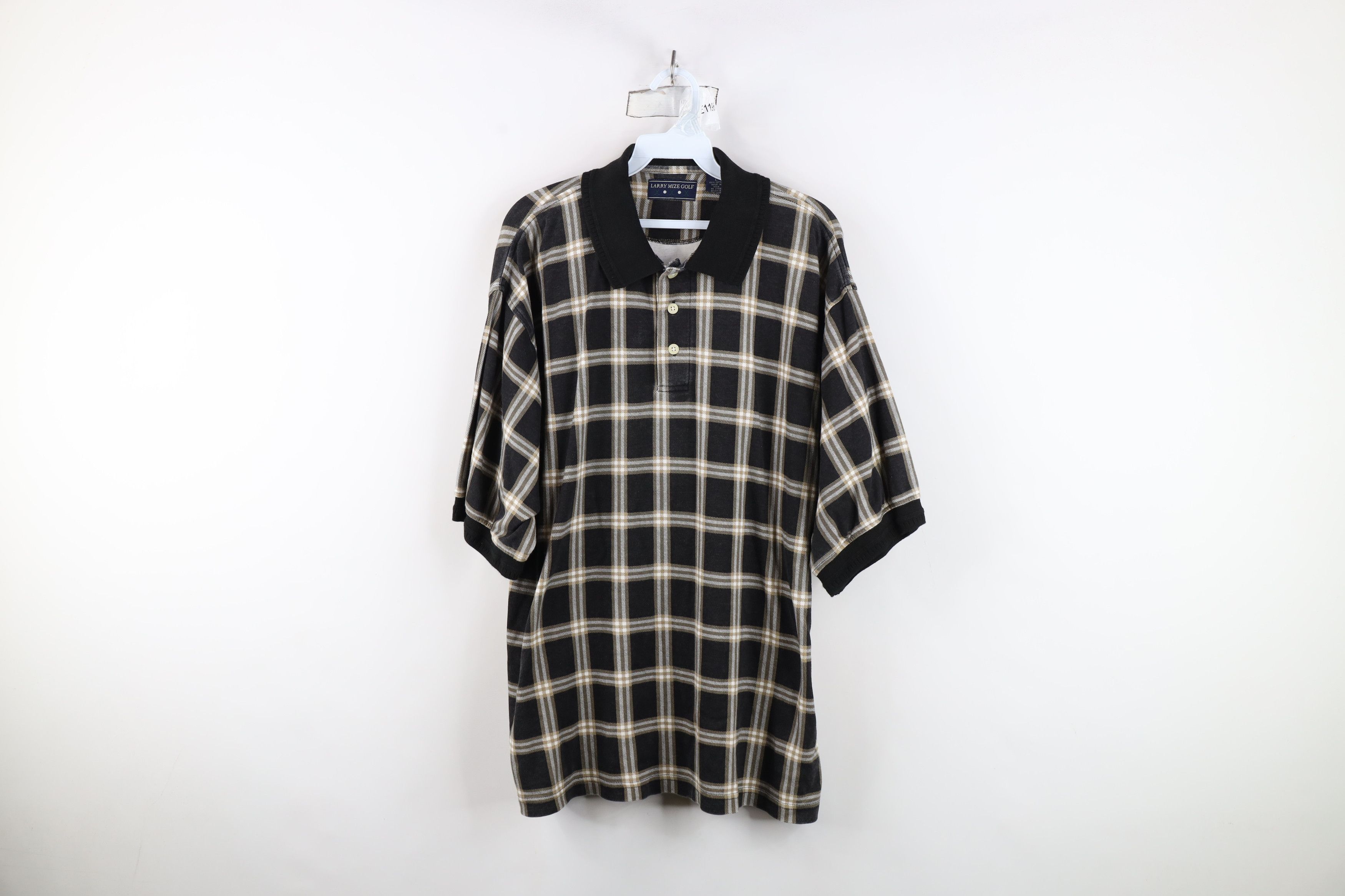 Vintage Vintage 90s Streetwear Heavyweight Baggy Fit Golf Polo Shirt Size US L / EU 52-54 / 3 - 1 Thumbnail
