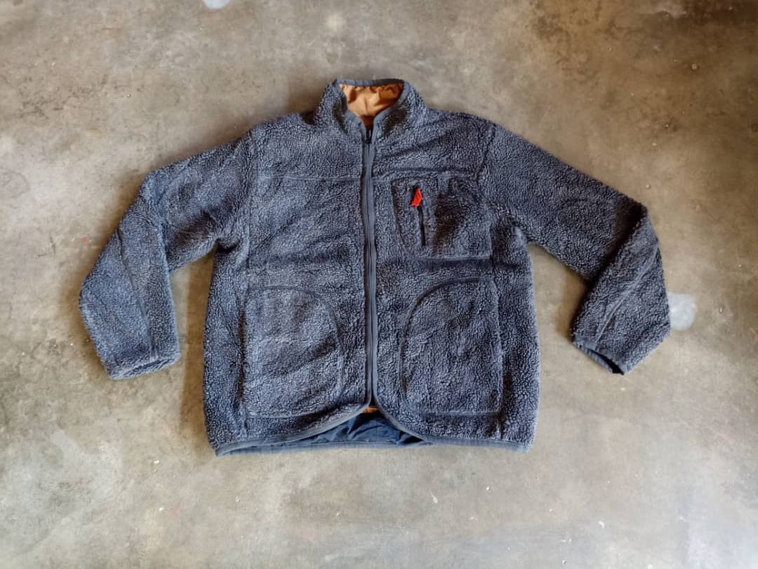 Japanese Brand Reversible Sherpa fleece jacket by Child & women Size M / US 6-8 / IT 42-44 - 6 Thumbnail