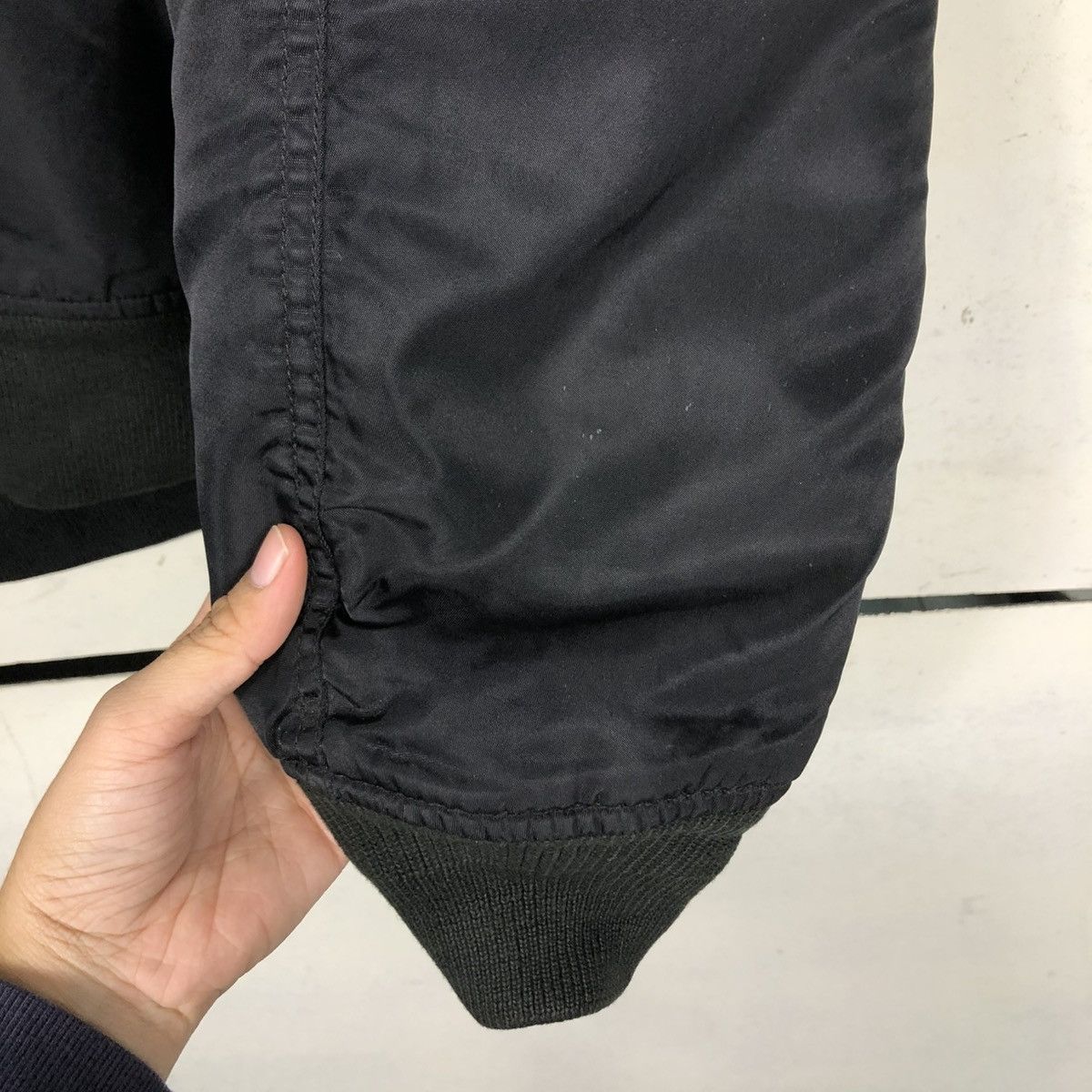 Avirex 🔥VINTAGE BOMBER JACKET AVIREX USA BIG LOGO MINK FUR HOODIE Size US L / EU 52-54 / 3 - 18 Thumbnail