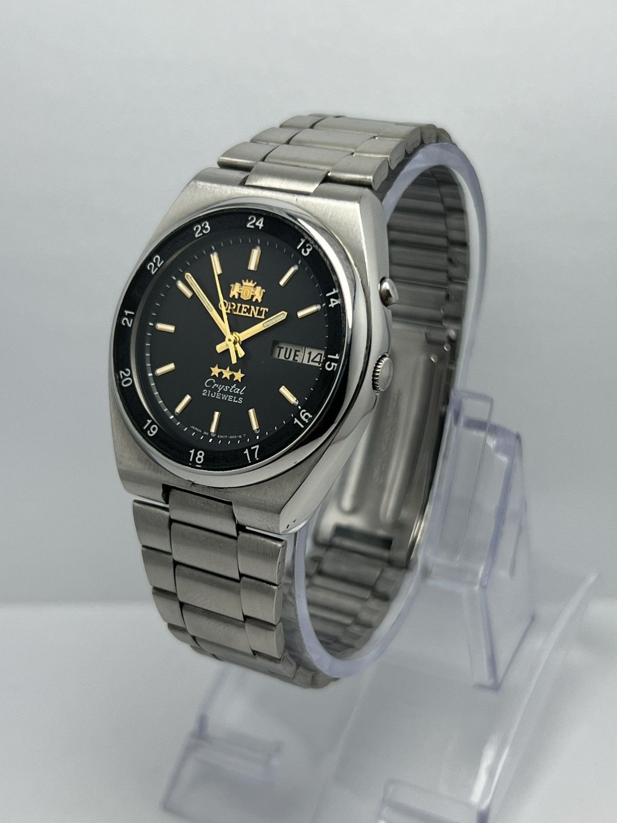 Orient Vintage Orient Automatic wrist Watch Day/Date Japan Size 36 - 4 Thumbnail