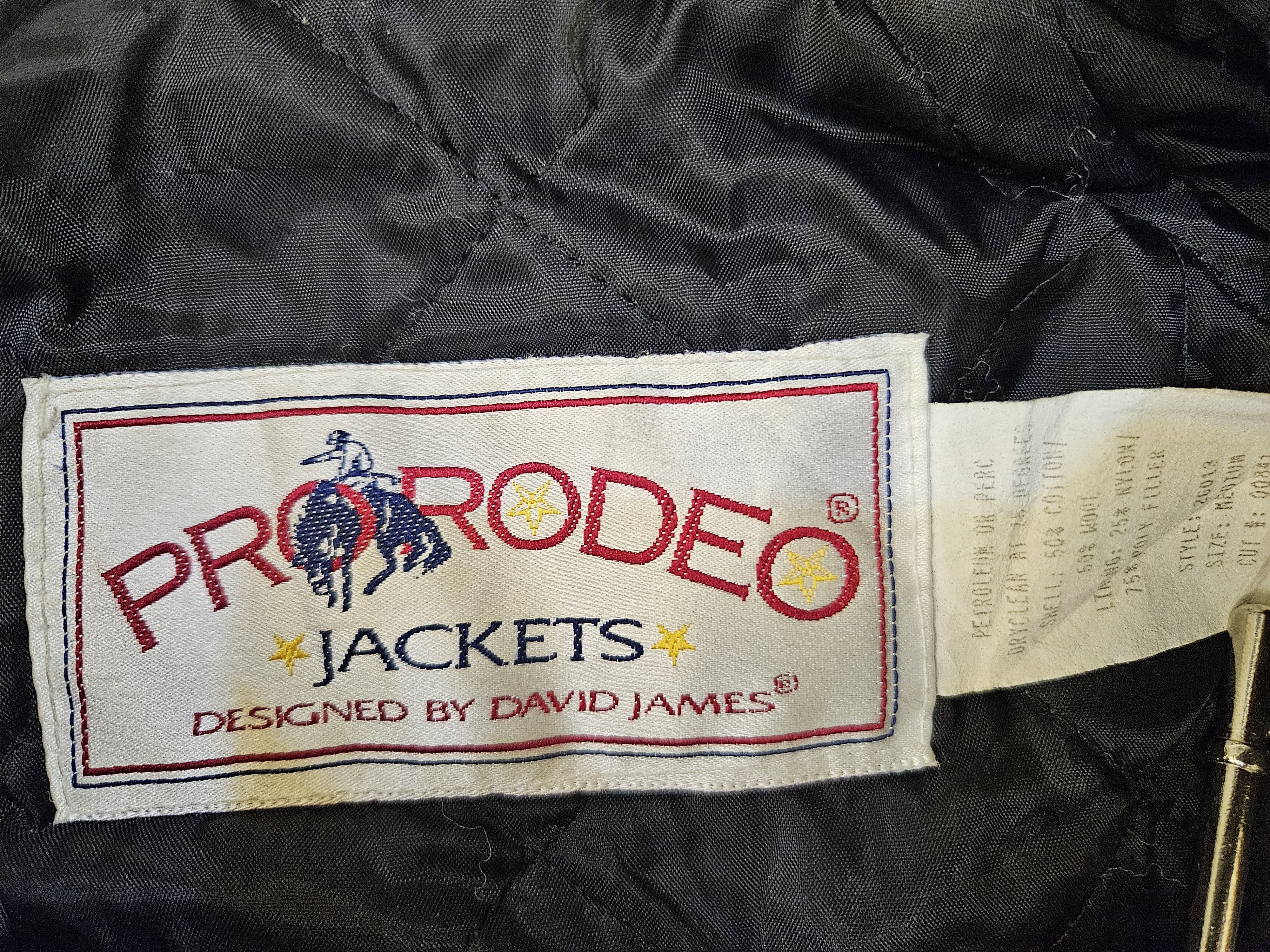 If Six Was Nine Vtg PRCA Professional Rodeo Cowboys Association BomberJacket Size US M / EU 48-50 / 2 - 7 Thumbnail