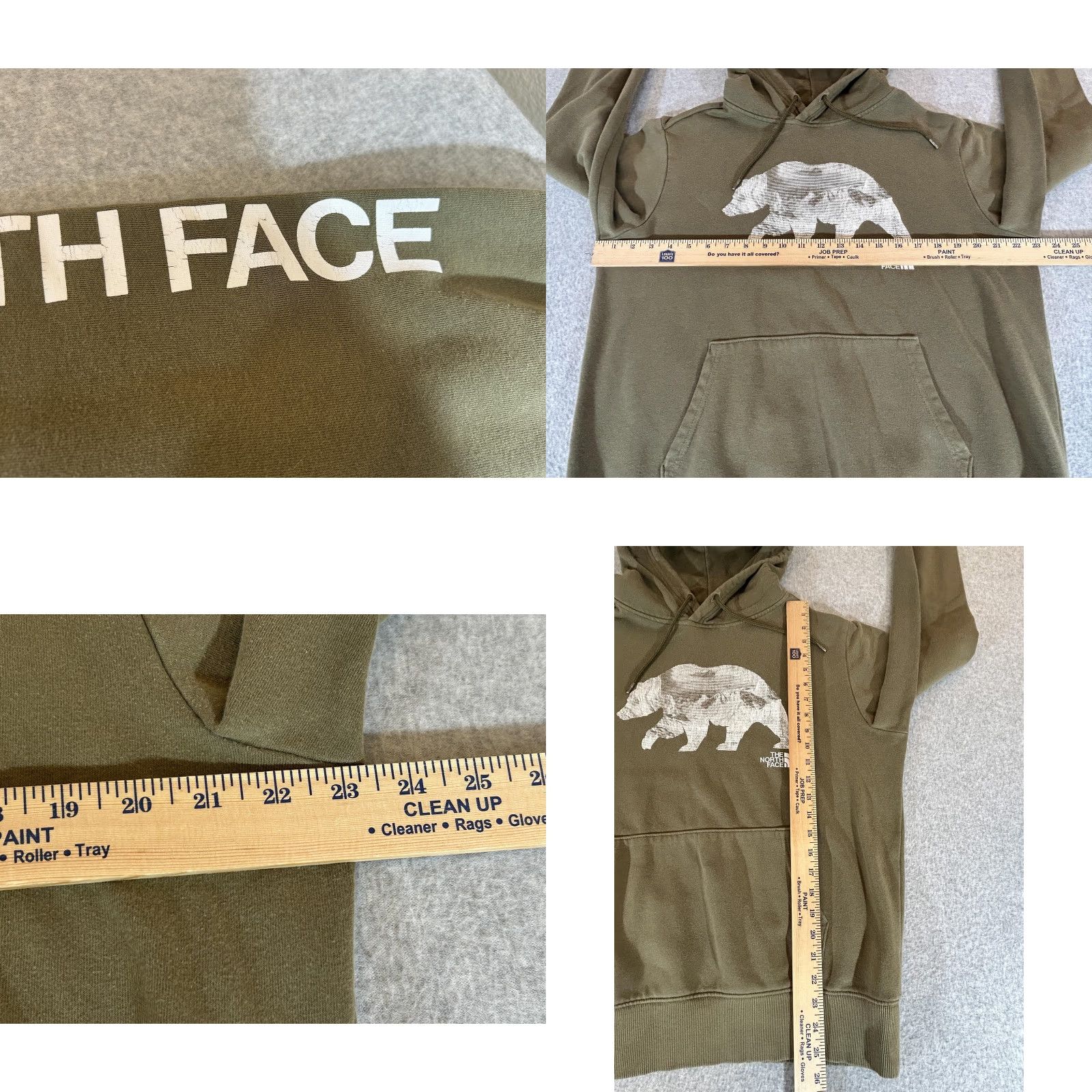The North Face The North Face Hoodie Mens M Green Bear Graphic Pullover Fleece Sweatshirt Size US M / EU 48-50 / 2 - 8 Thumbnail