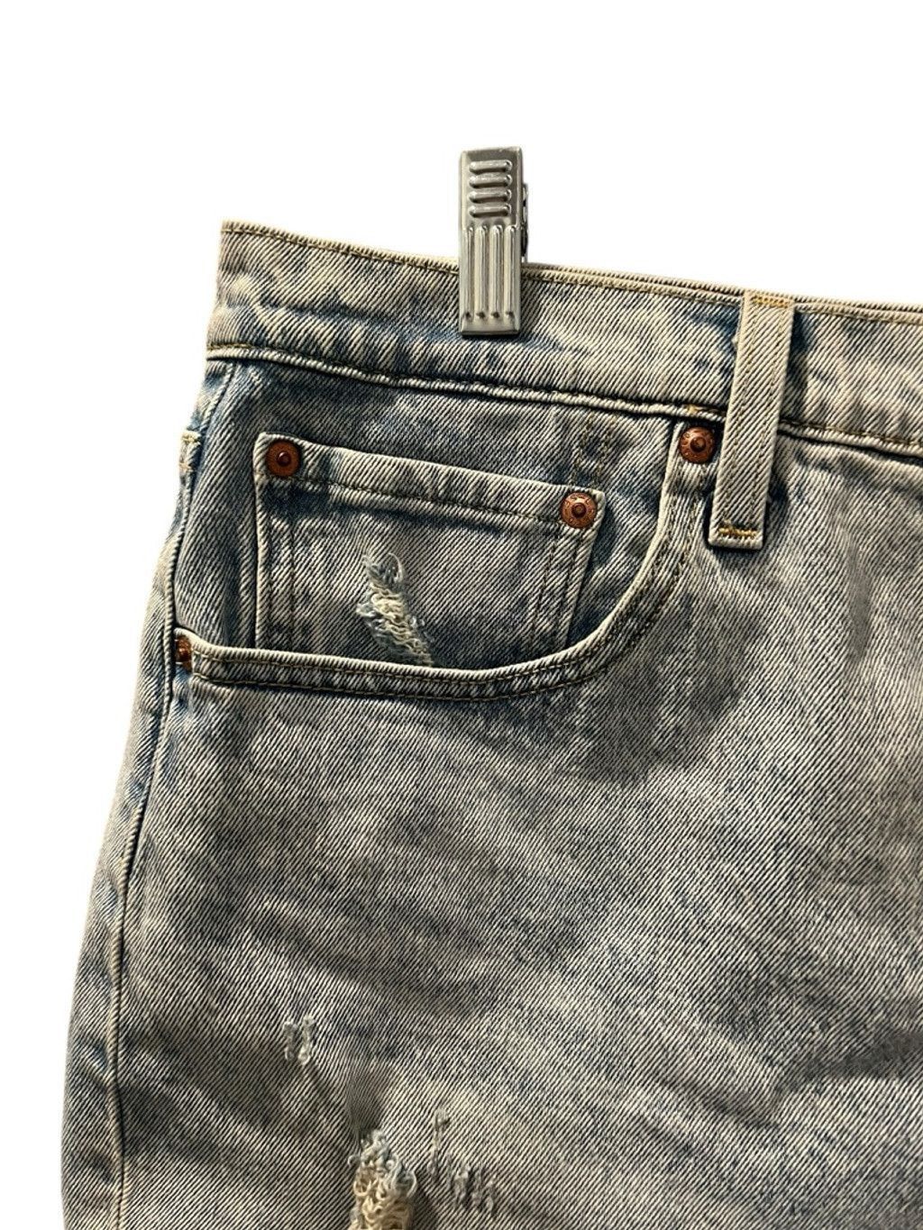 Levi's Levi Strauss 501 Denim Jean Shorts Size 34 Button Fly Blue Size 34" / US 12 / IT 48 - 2 Thumbnail