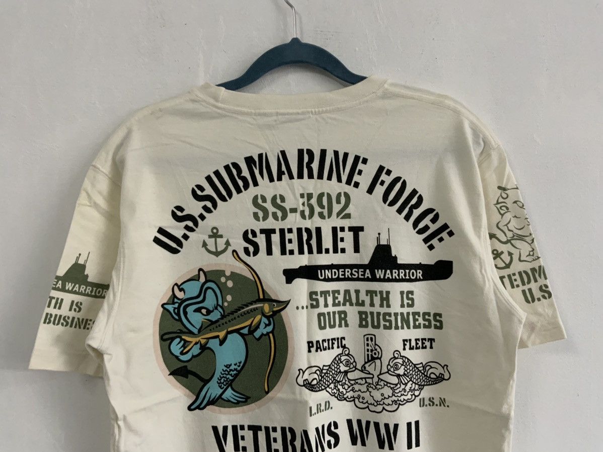 Tedman Vintage Tedman Loopwheel Rusty Stain USS Sterlet Tee Size US M / EU 48-50 / 2 - 8 Thumbnail