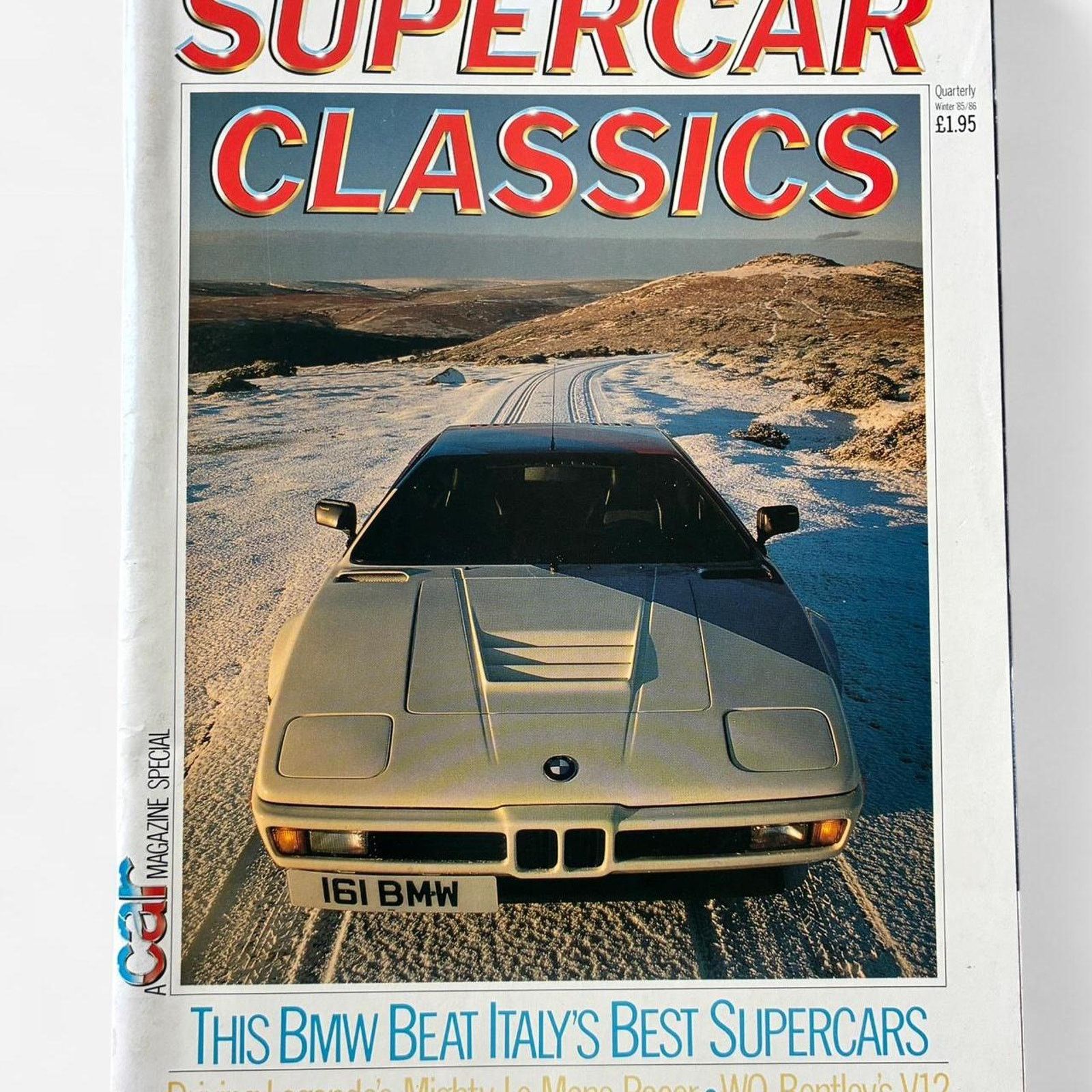 BMW × Mercedes-Benz × Vintage Supercar Classics magazine BMW beat Italy FINEST Super cars Size ONE SIZE - 1 Thumbnail