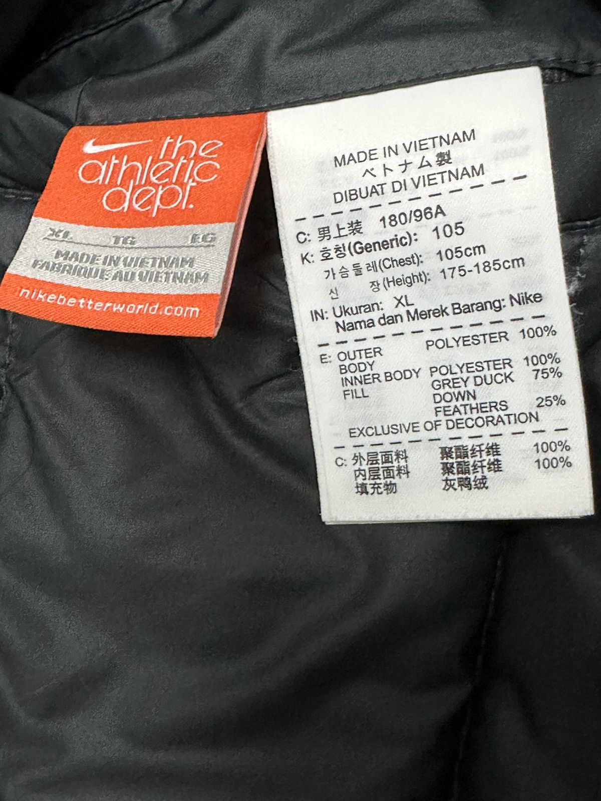 Designer × Nike Y2K Nike Reversible Puffer Down Jacket Rare Size US XL / EU 56 / 4 - 15 Thumbnail